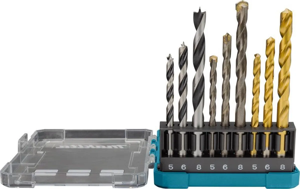 Makita D-71962 Boorassortiment 9 Stuks