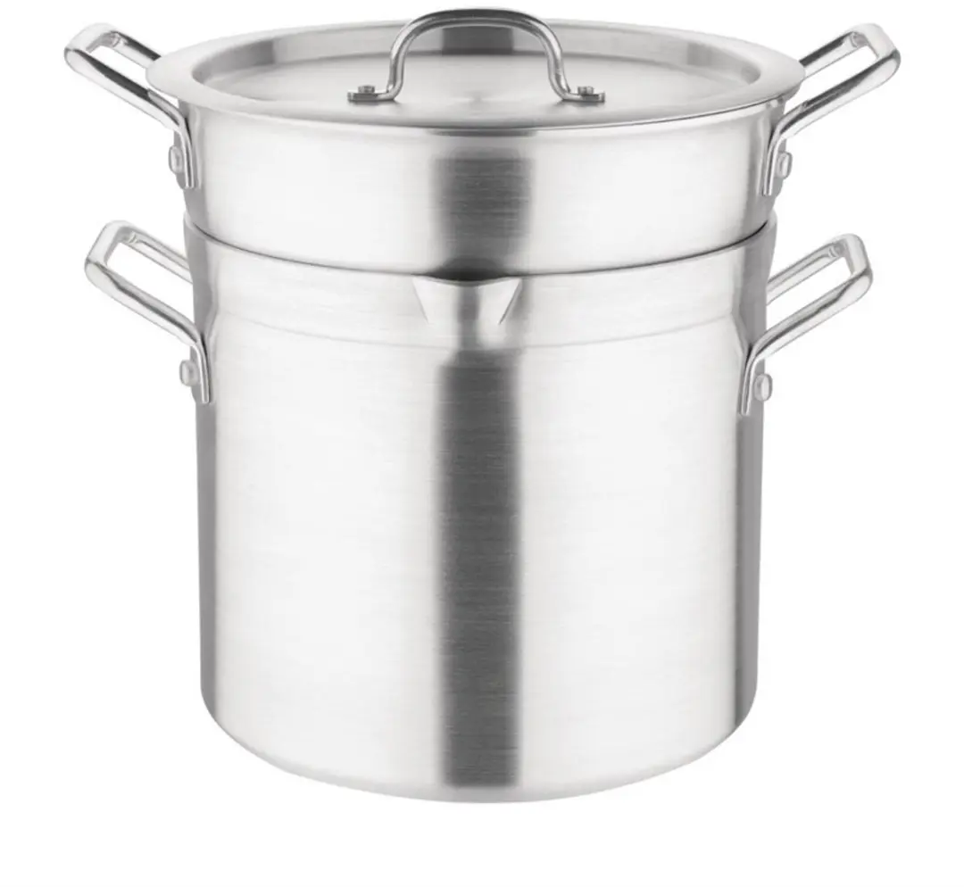 Aluminium Dubbele Kookpan