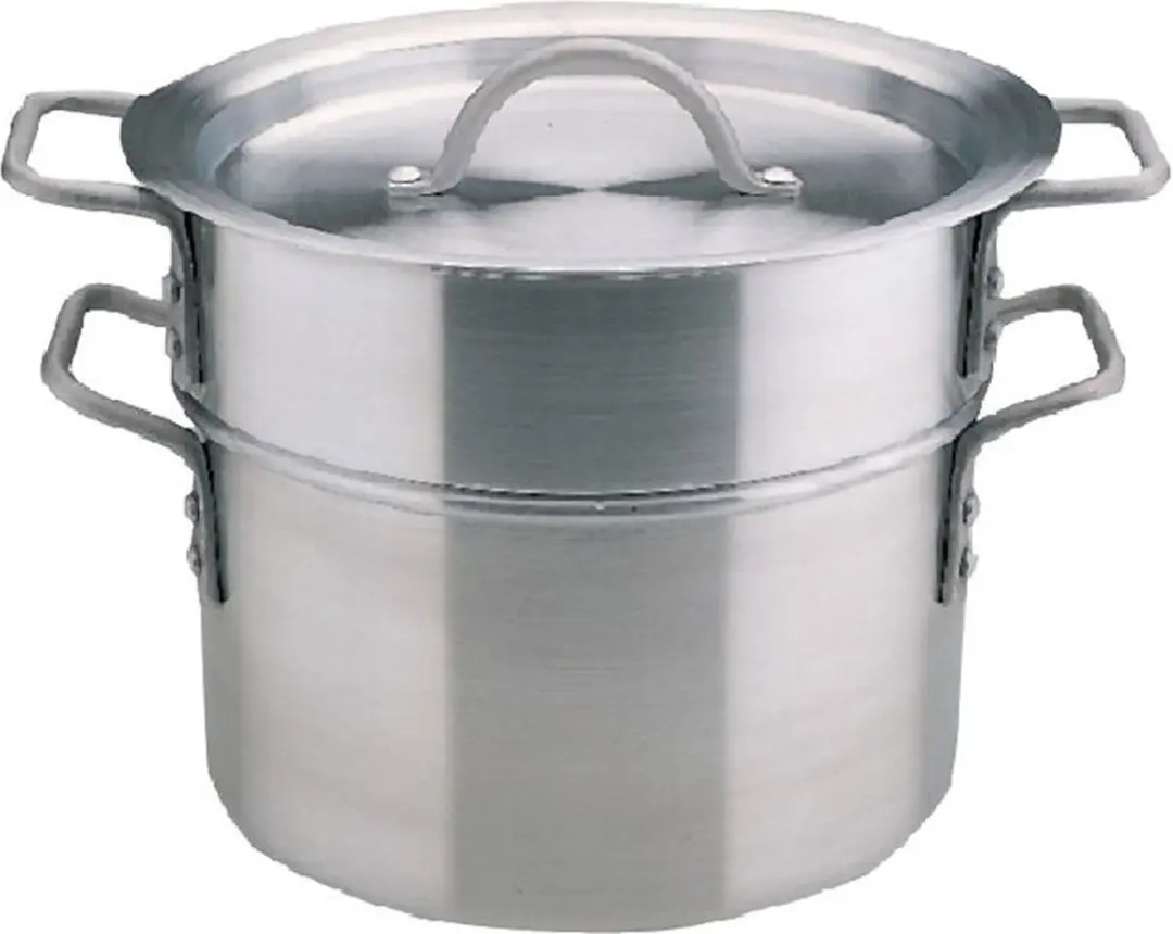 Vogue Aluminium Dubbele Kookpan 10L K645 - Grijs