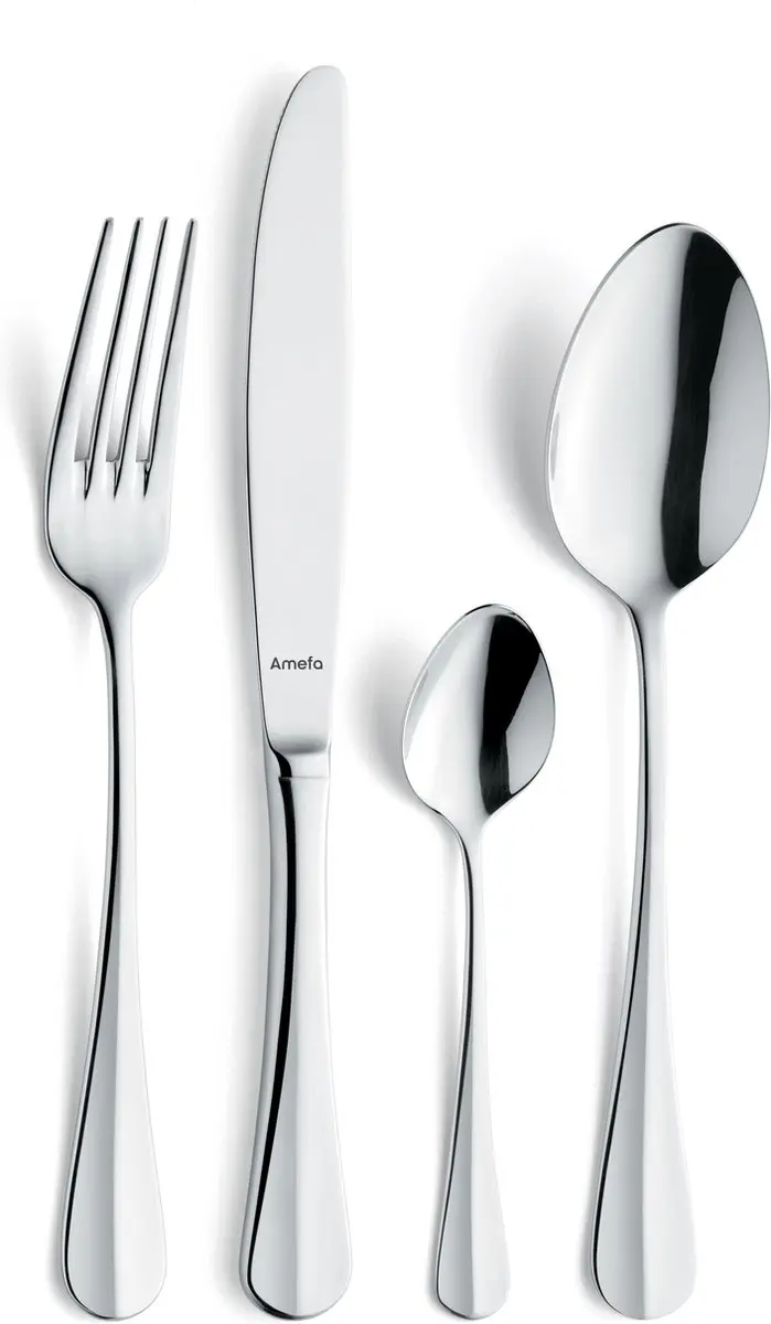 Amefa Baguette 78-delig Bestekset 12 Personen - Zilver - Houten Kist