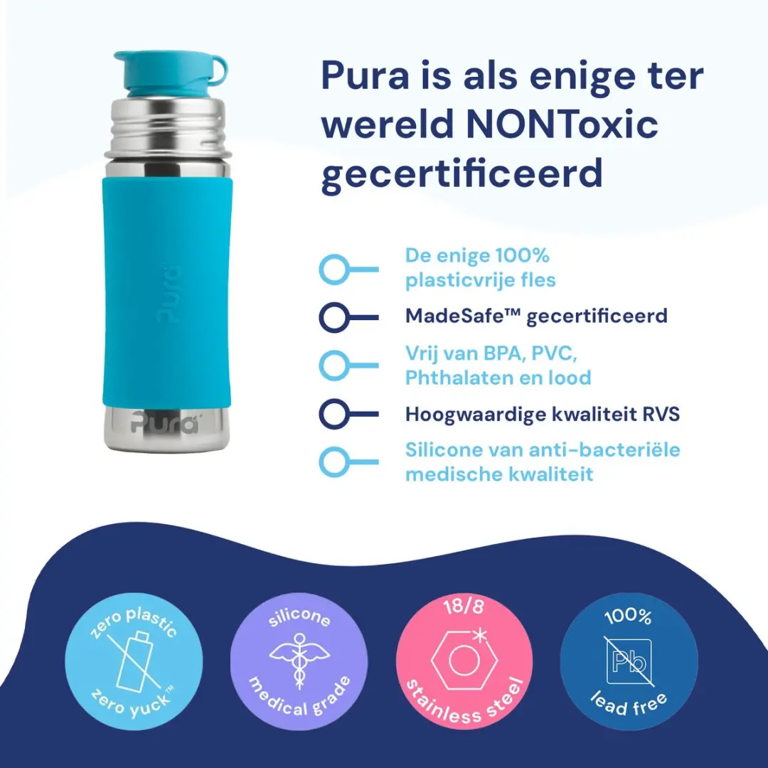 Pura Sportfles 325ml - Aqua