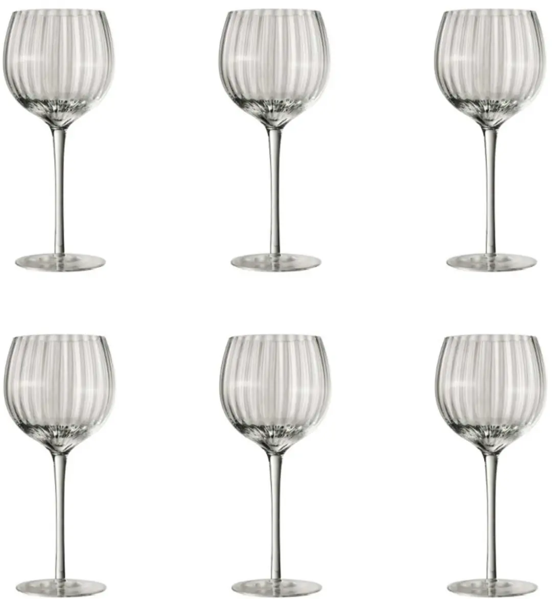Gusta Geribbelde Wijnglazen 45cl