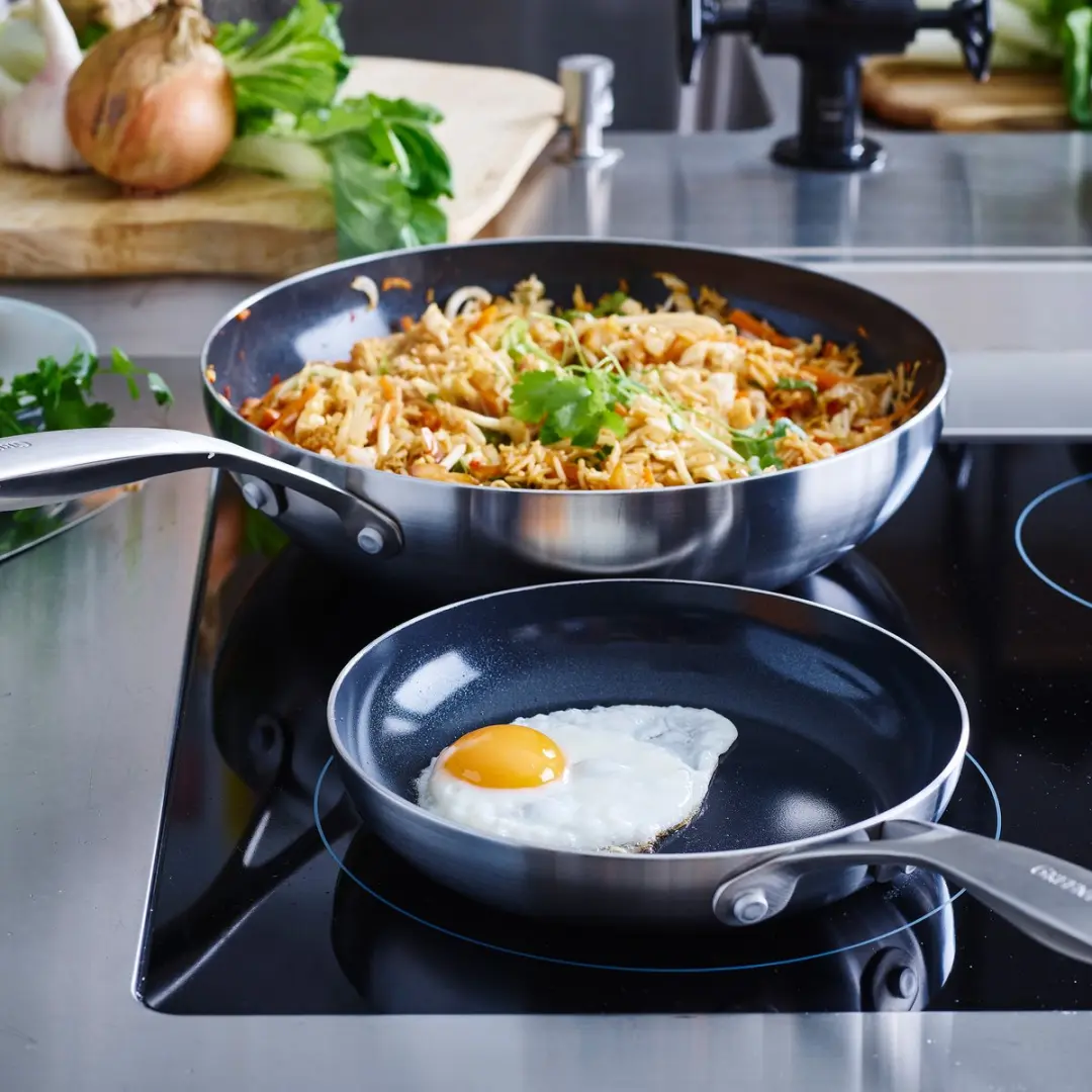 GreenPan Geneva Koekenpan 28cm - Zilver