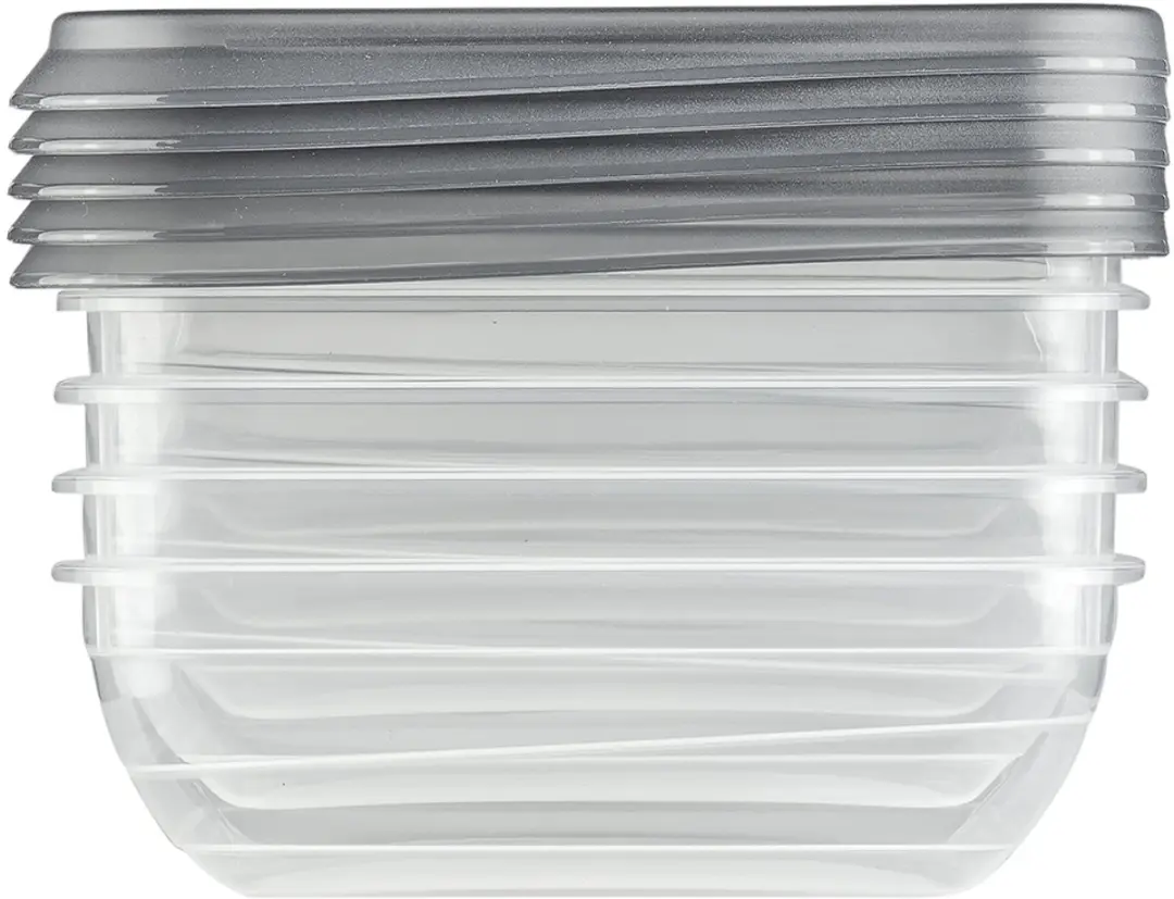 Curver Vedo Vershoudbakjes Set 5x0,5L - 2,5L - Transparant