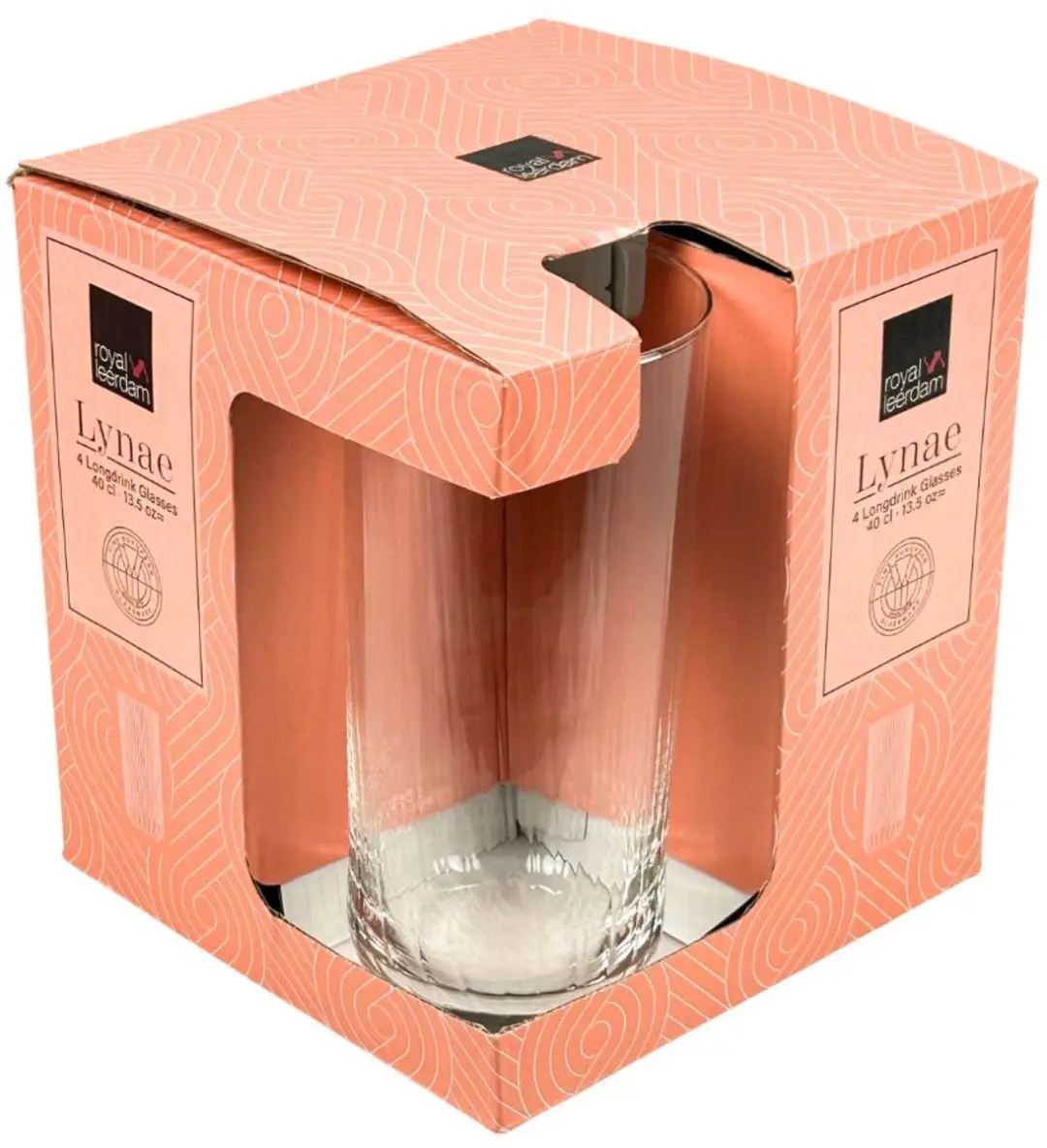 Royal Leerdam Lynae Longdrinkglazen 400ml - 4 Stuks