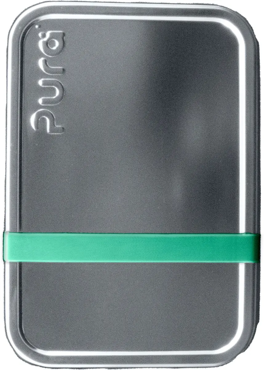 Pura Lunchbox LFC-L - RVS - 0.8L - 2 Vakken - Zilver