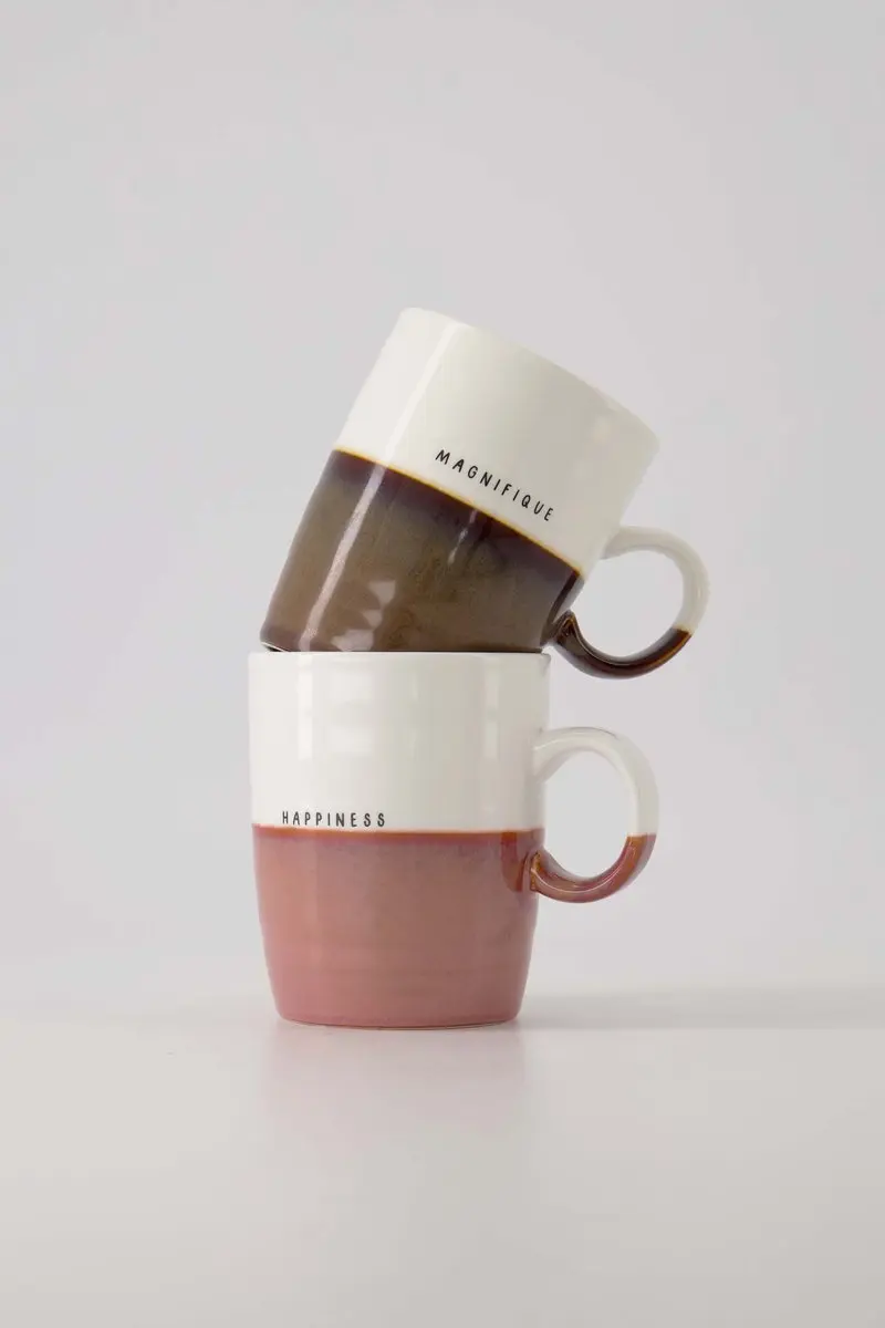 Zusss Theemok Happiness - Wit/Burgundy