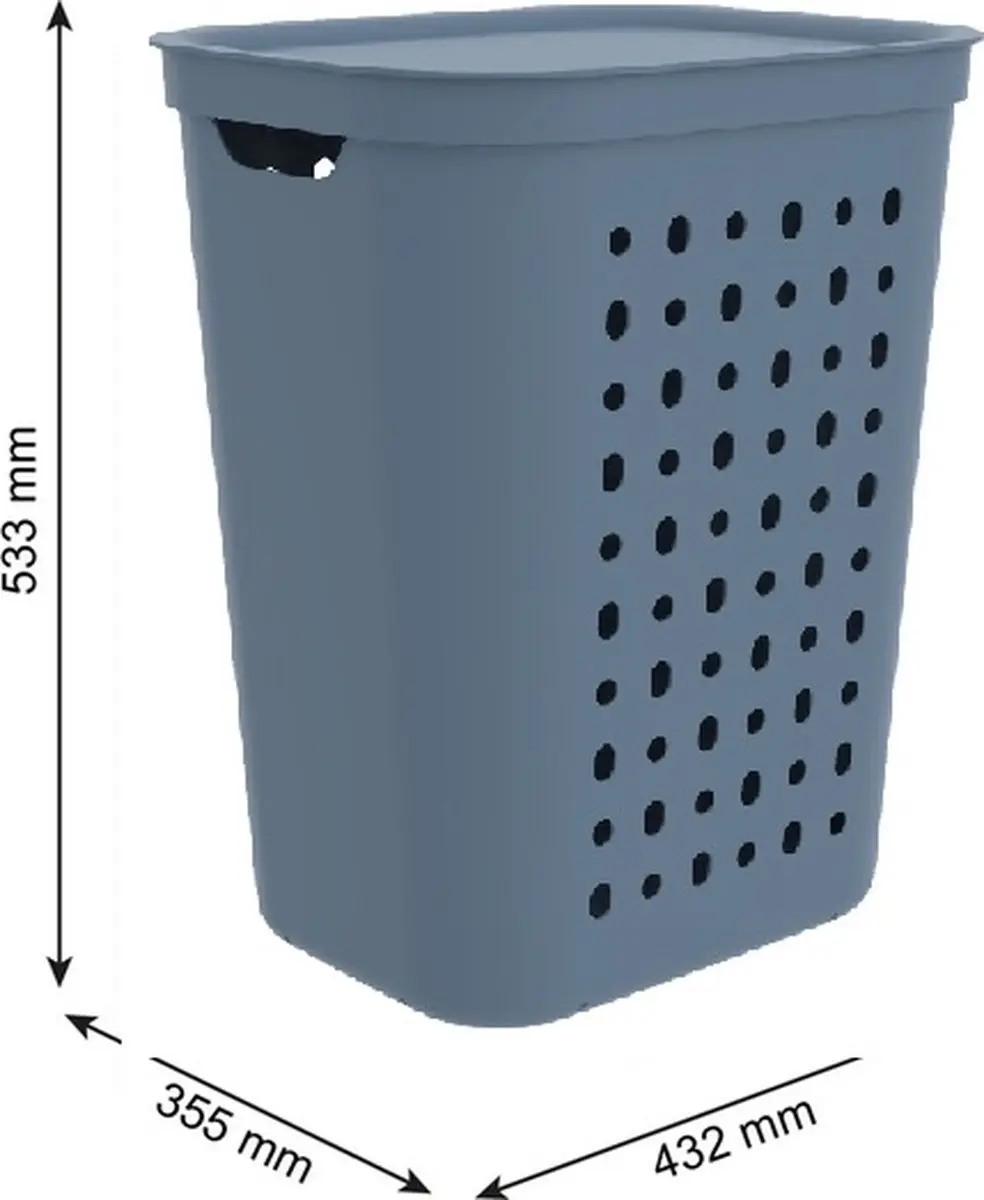 Rotho Jona Wasmand 55L Horizon - Blauw