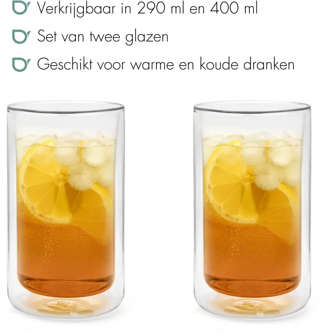 Bredemeijer San Remo Dubbelwandige Glazen 400ml - 2 Stuks - afbeelding 6 van 6