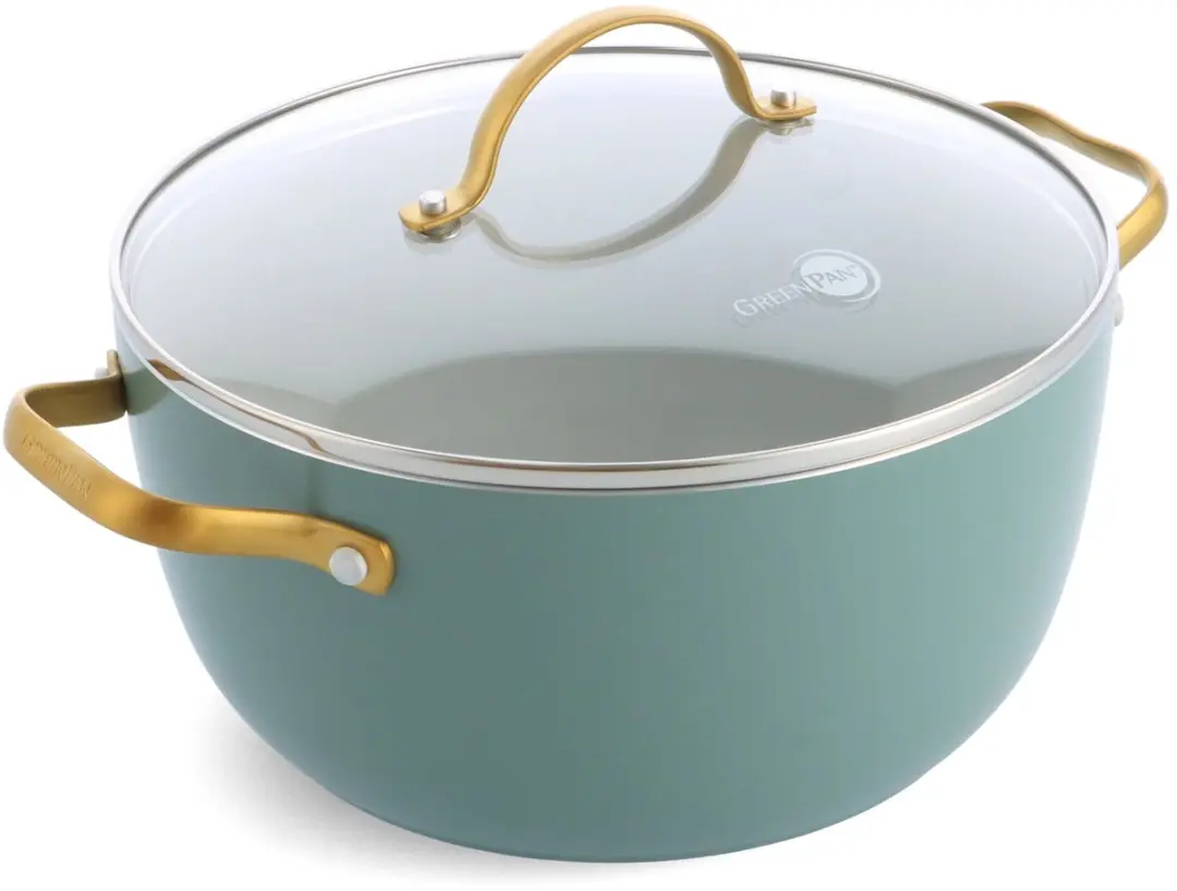 GreenPan Padova CC008479-001 Pannenset 10-delig - 18-28cm - Inductie - Keramisch - Smokey Blue