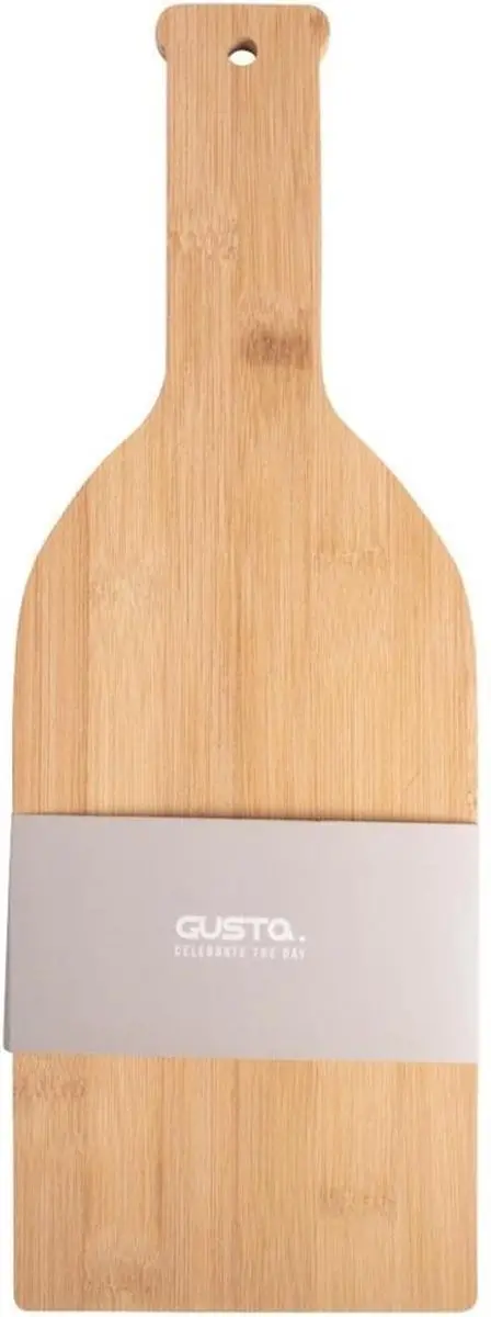 Gusta Serveerplank Hout - Wijnfles & Tapas