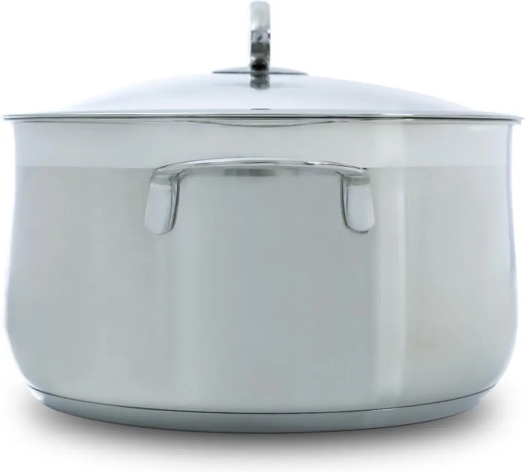 BK Excellent RVS Soeppan Ø24cm 5.0L - Inductie - Zilver