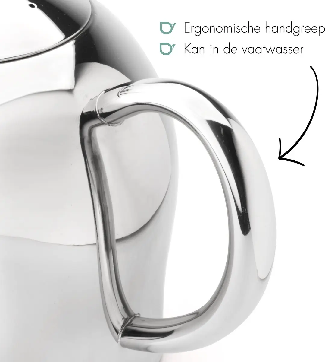 Bredemeijer Minuet Santhee Theepot 0,5L - Glanzend RVS