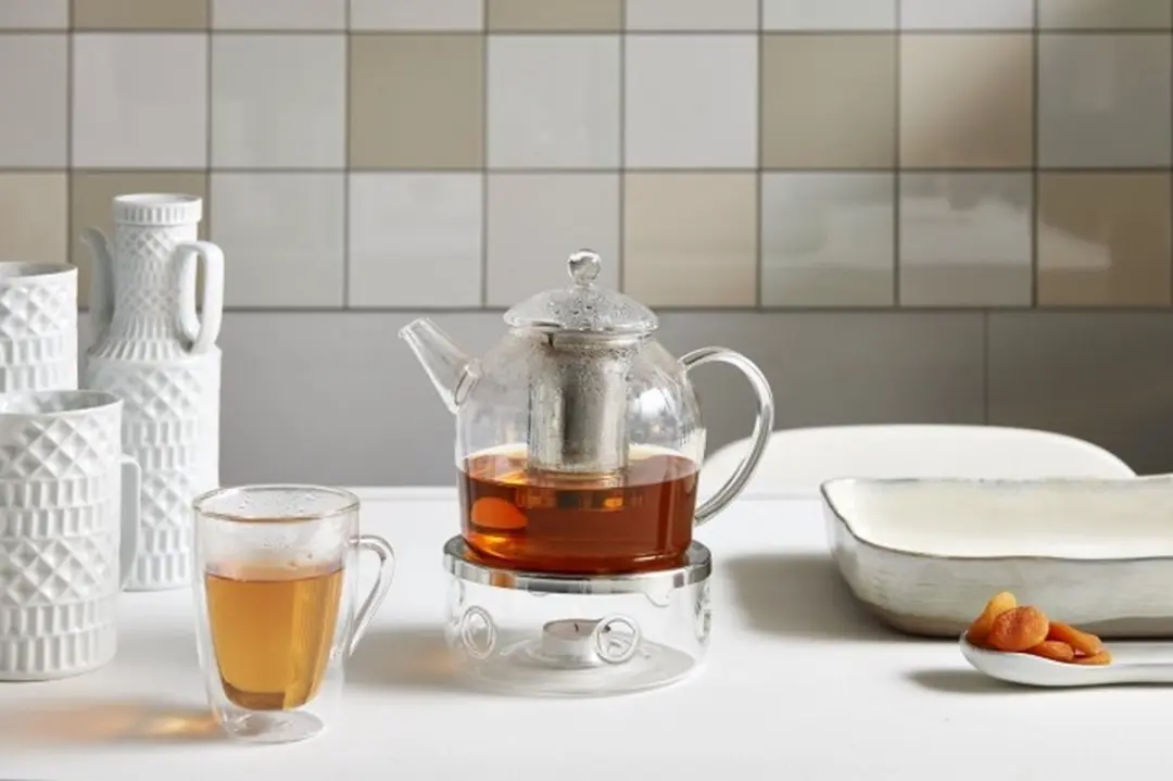 Bredemeijer Minuet Santhee Theepot Glas 1,2L - Transparant