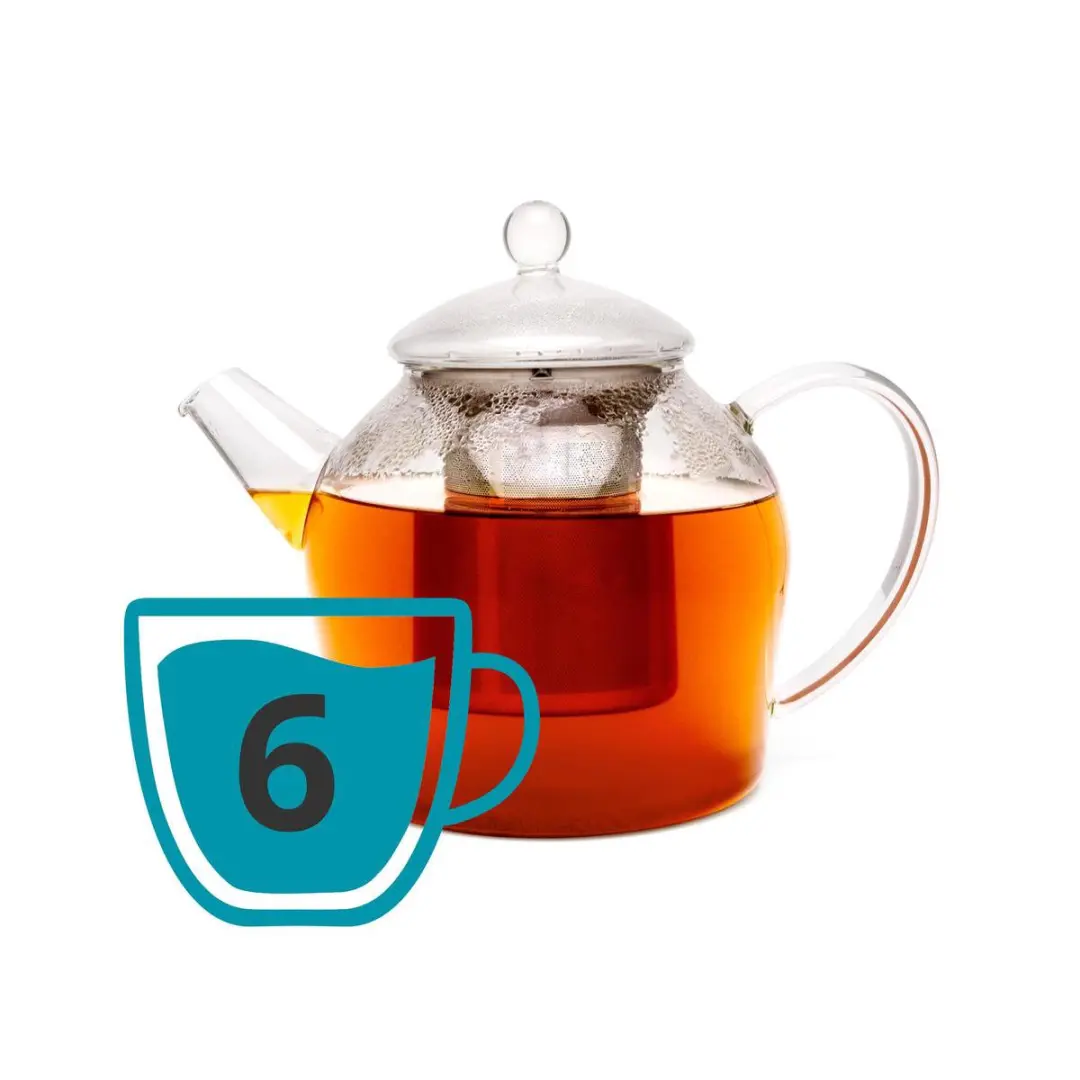Bredemeijer Minuet Santhee Theepot Glas 1,2L - Transparant