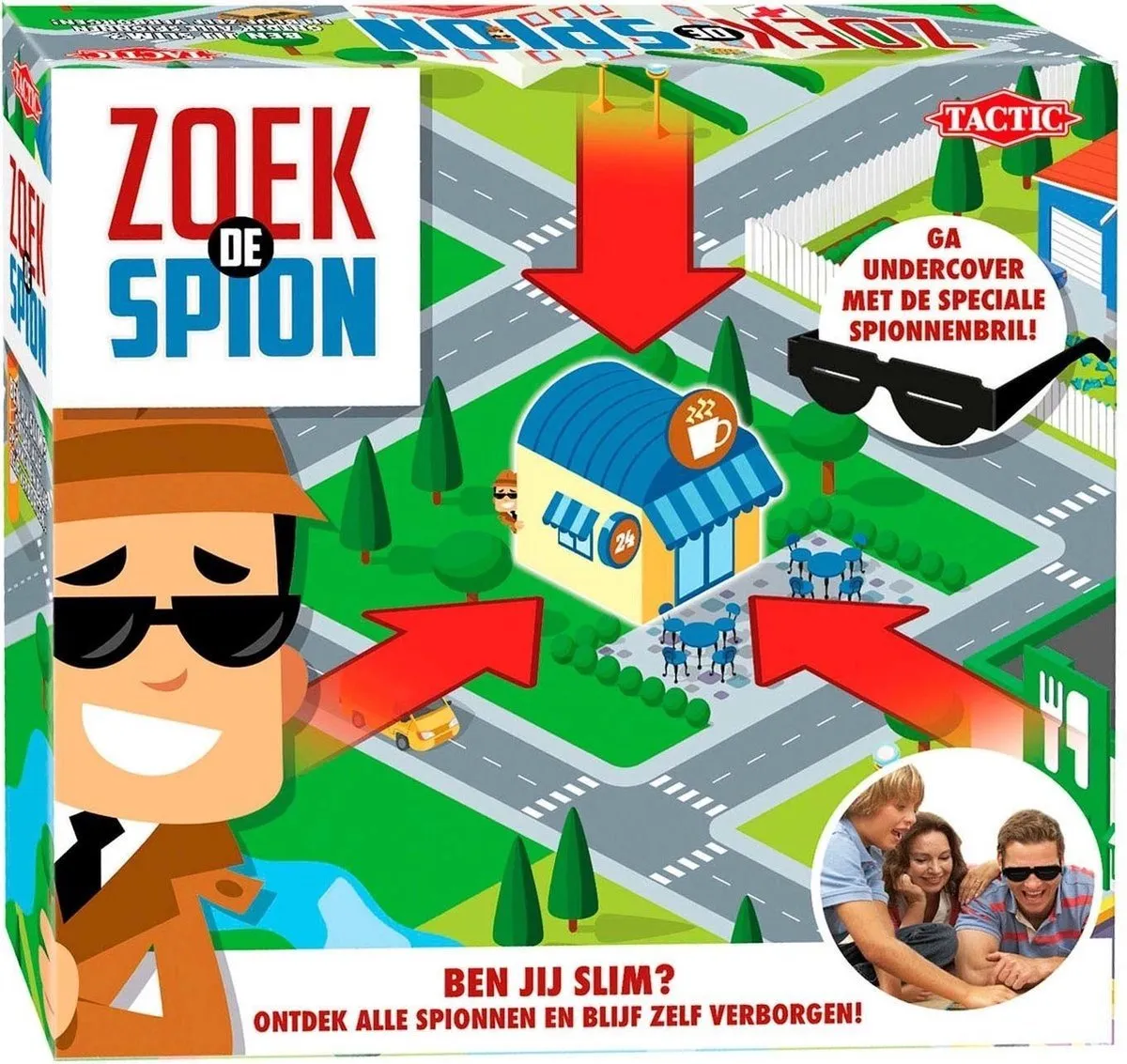 Tactic Zoek de Spion Bordspel - 2-4 Spelers