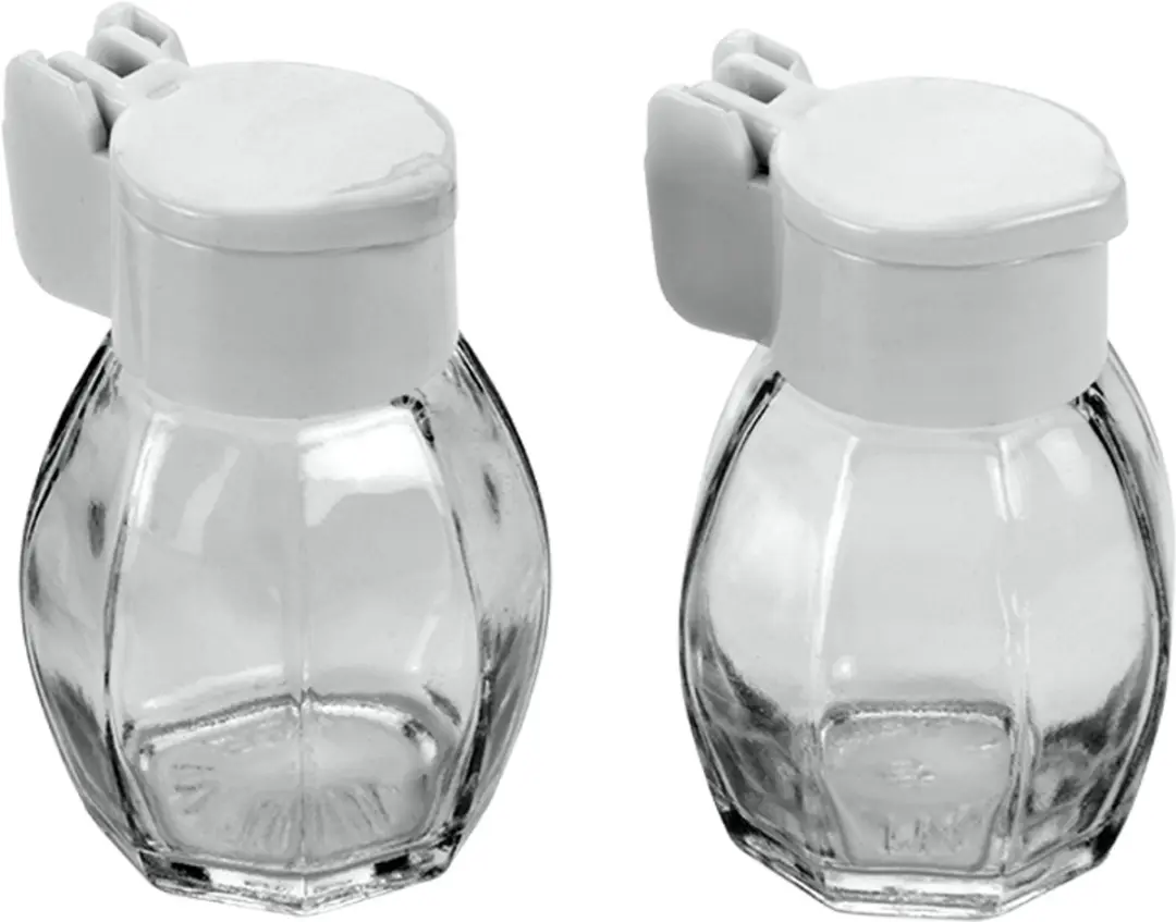 Metaltex Peper- en Zoutset 2-delig - 40ml - Transparant