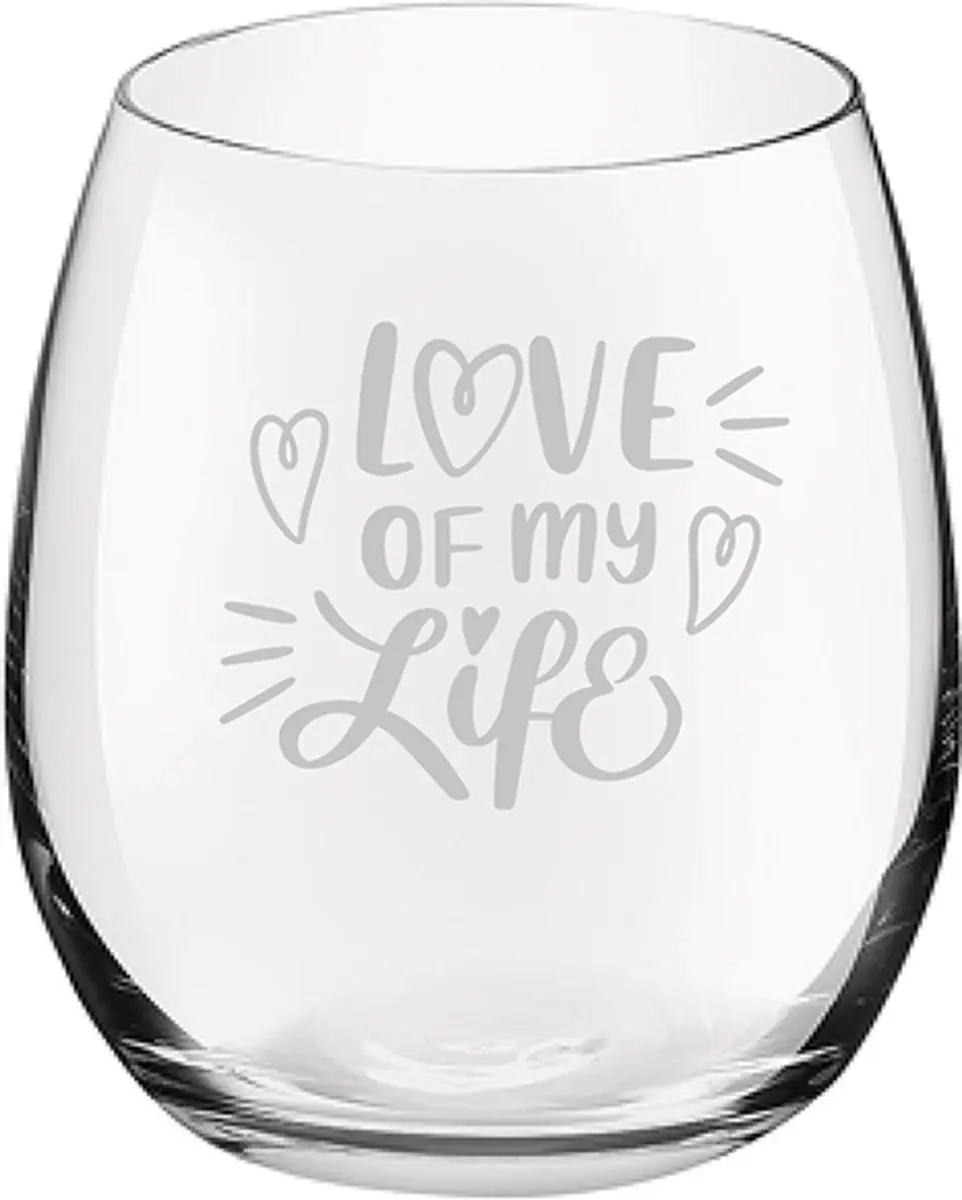 Royal Leerdam Drinkglas 39cl Love of my life
