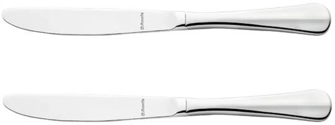 Amefa Baguette Dessertmessen - 2 Stuks - Zilver