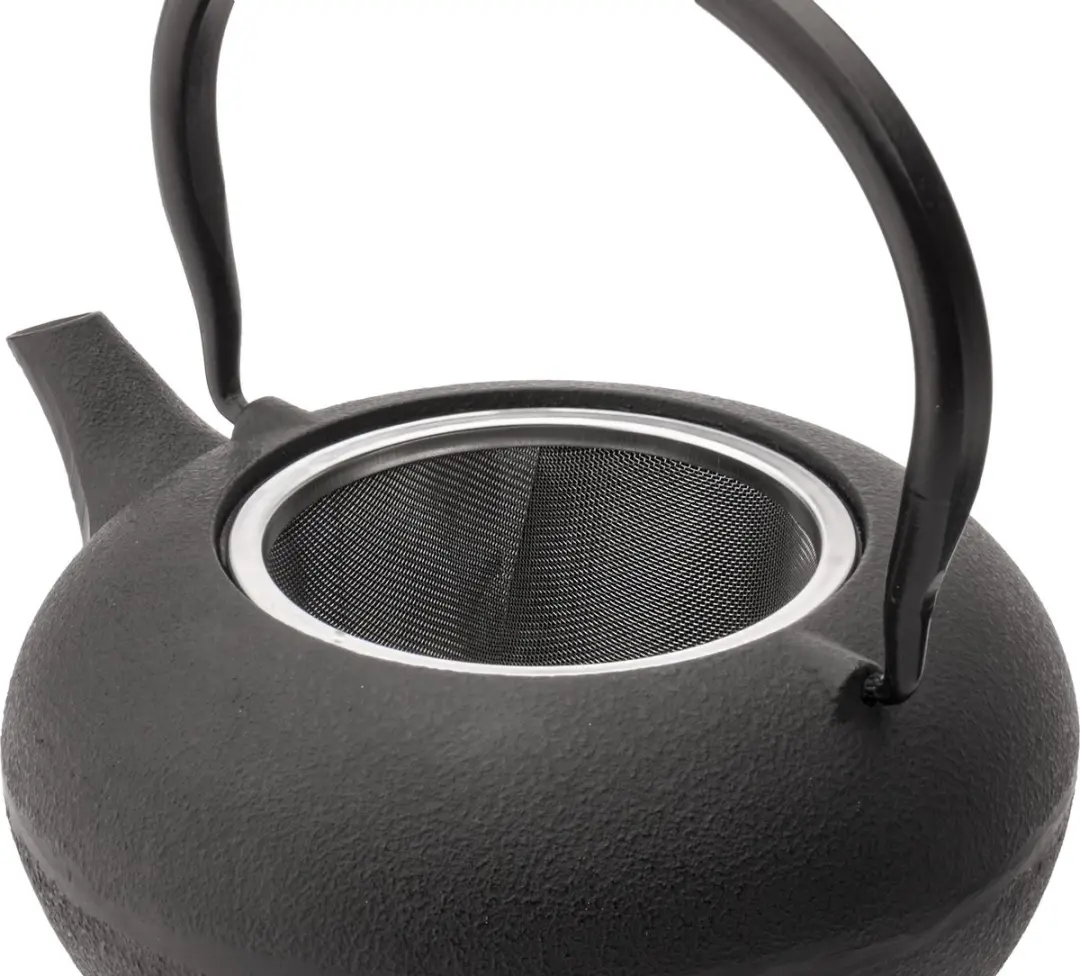 Bredemeijer Shanxi Giftset - Theepot 1L + 2 Porseleinen Mokken - Zwart