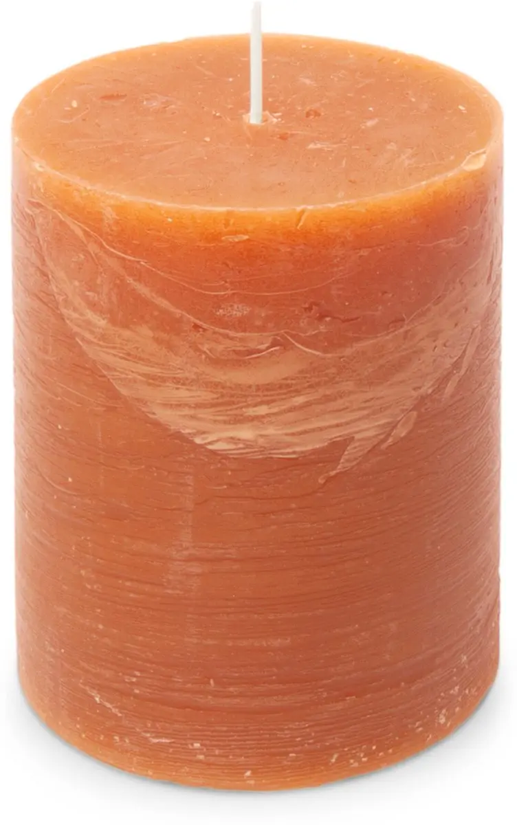 Spaas Rustieke Pillarkaars - 95 Branduren - 6 Stuks