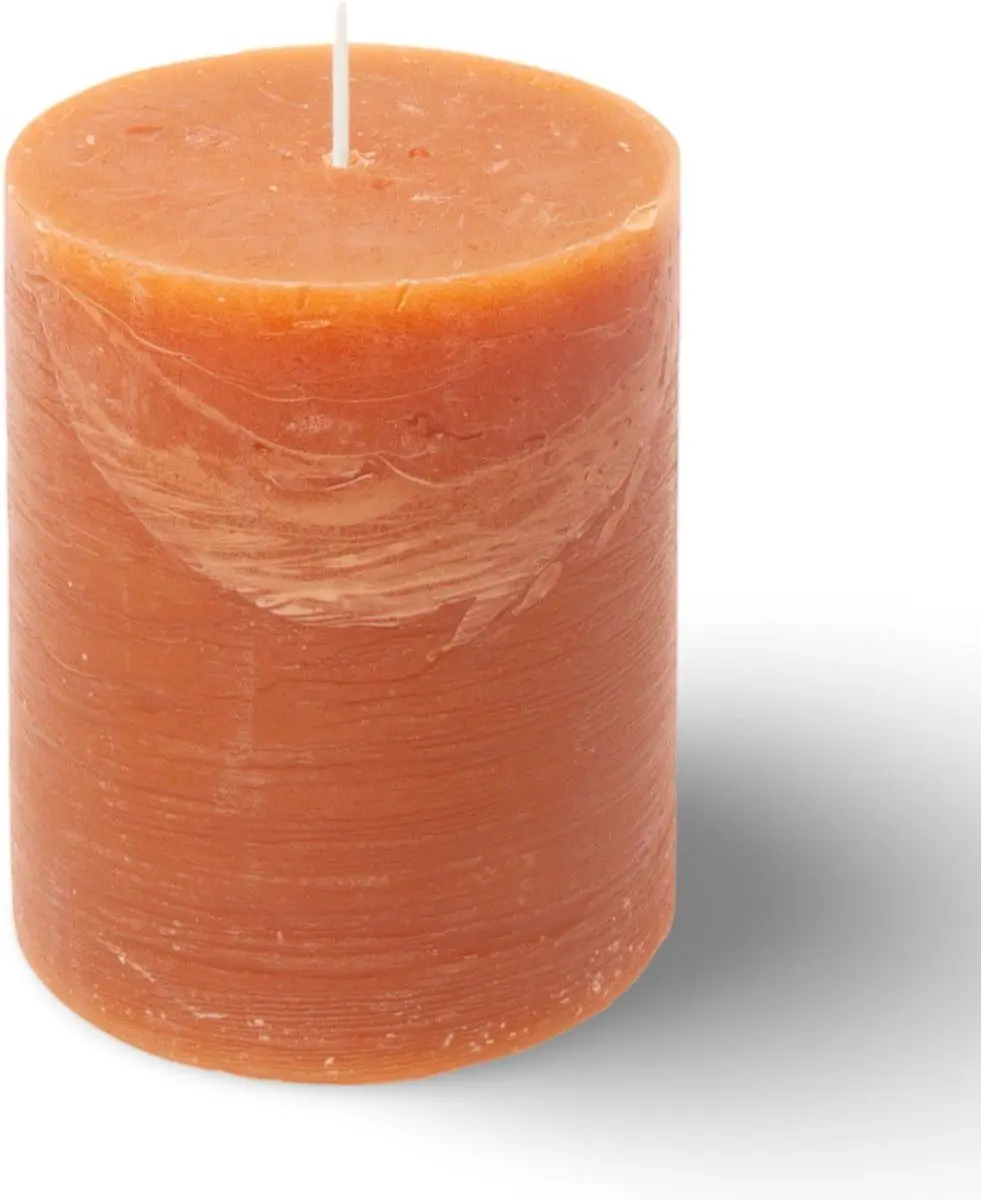 Spaas Rustieke Pillarkaars - 95 Branduren - 6 Stuks