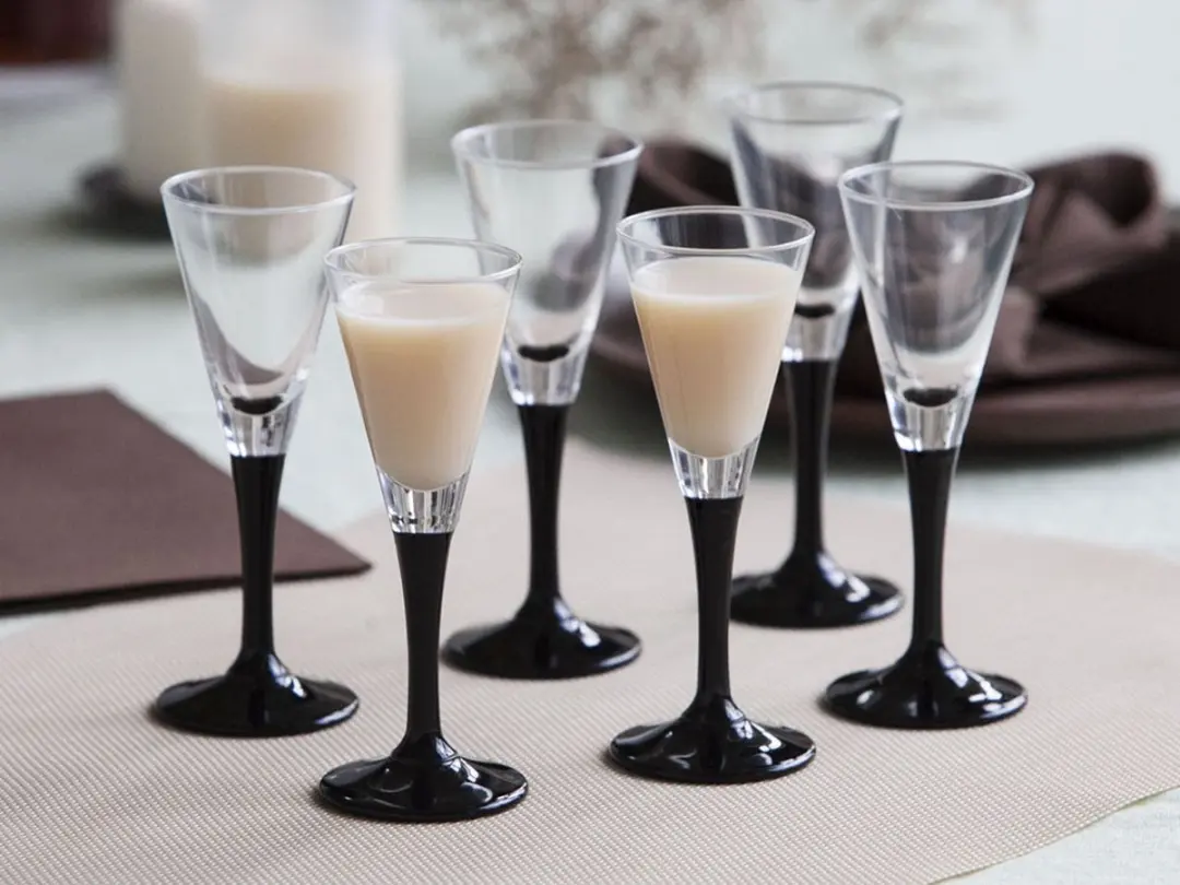 Royal Leerdam Altom Design Likeurglazen 50ml - 6 Stuks - Zwart