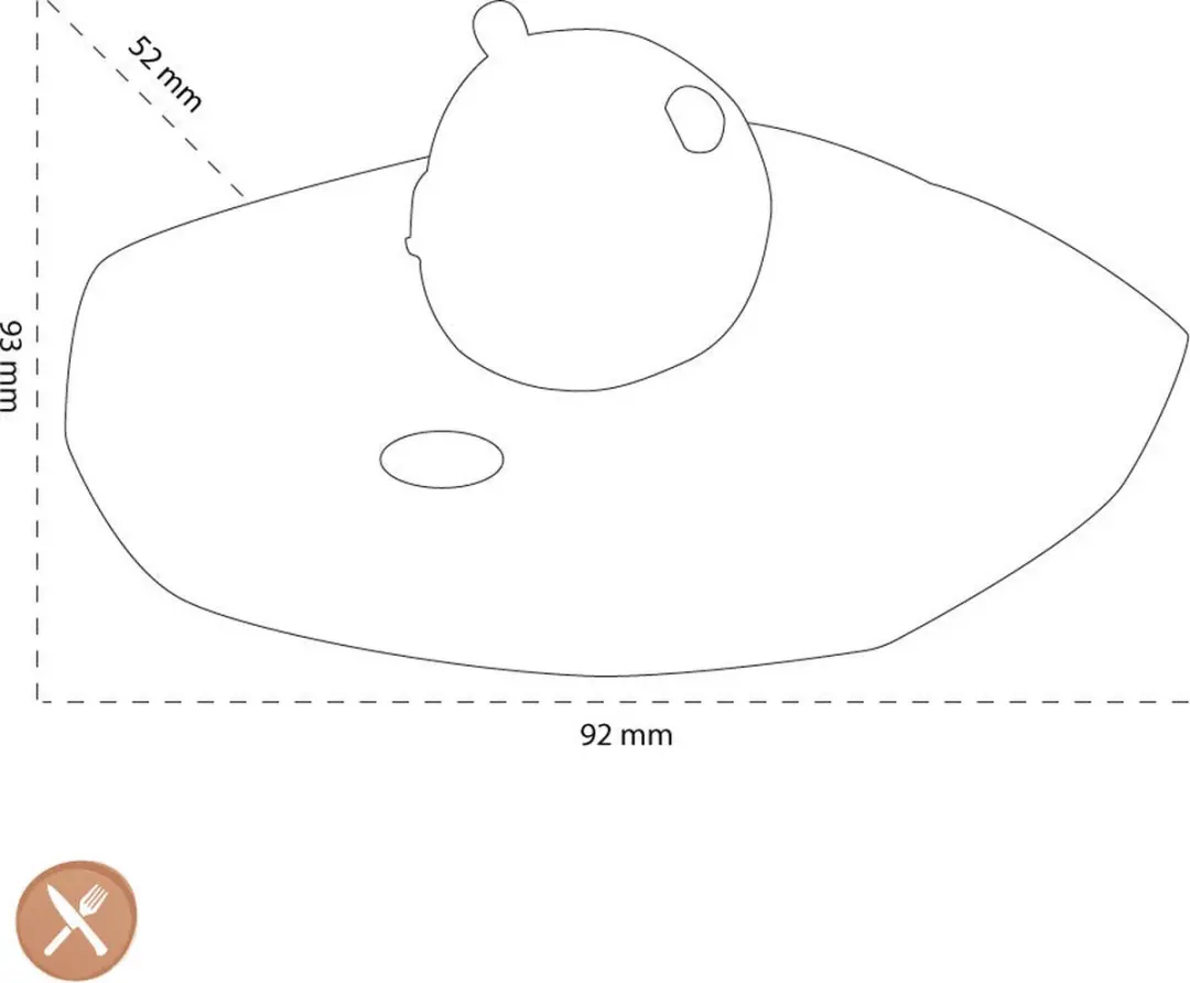 Leonardo BAMBINI Drinkglas Deksel Leeuw - Geel 9cm