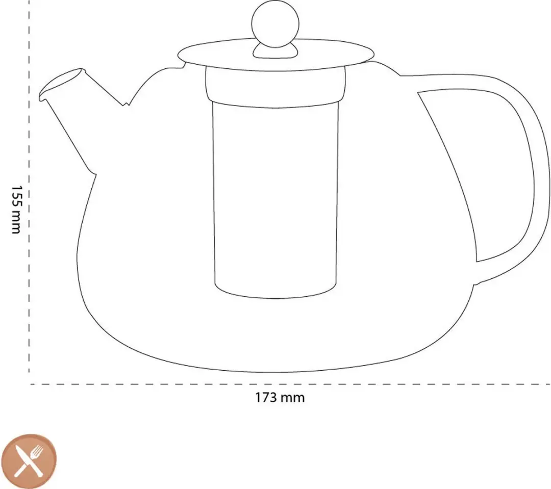Leonardo Té per Te Theepot 1.5L - Brass