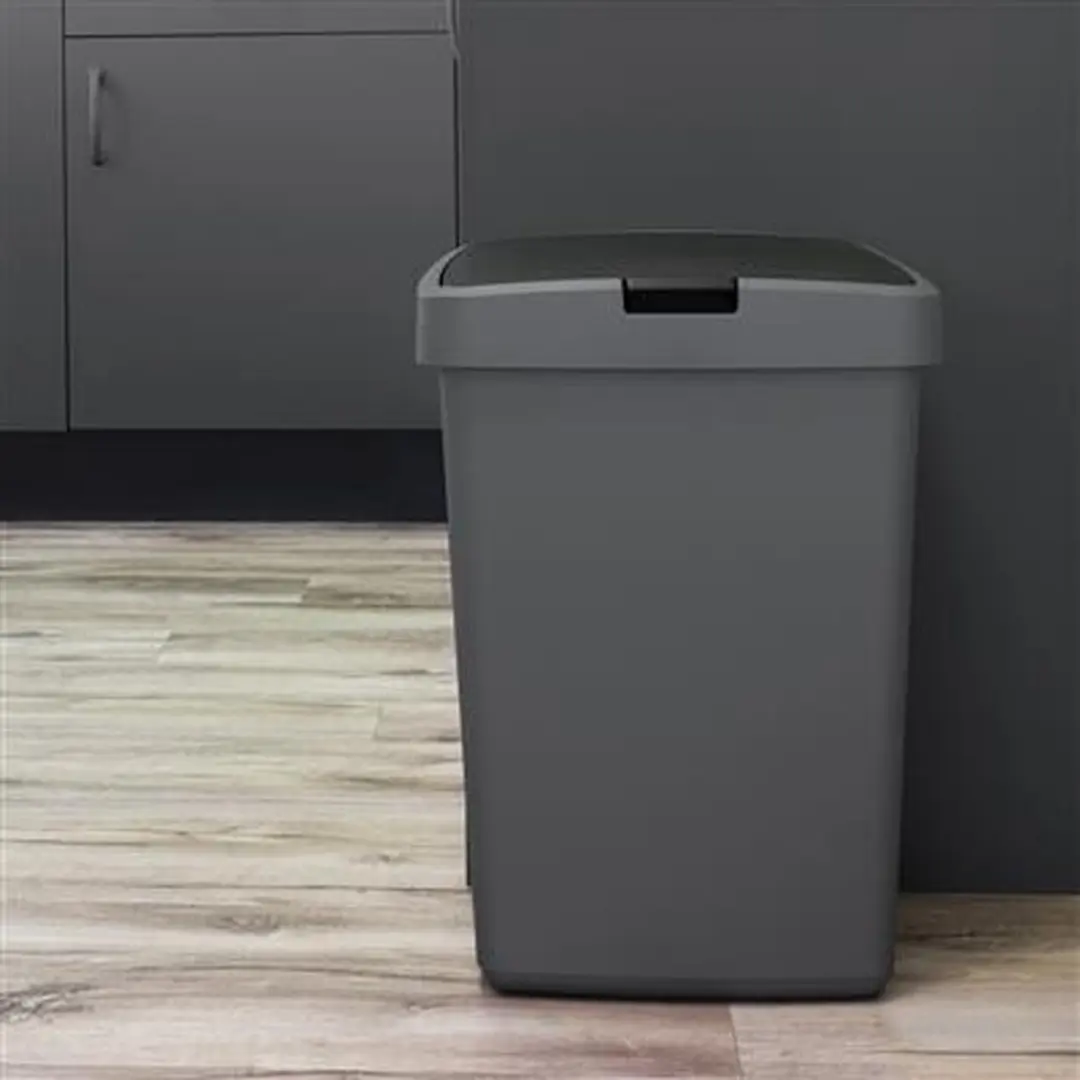 Sunware Delta Prullenbak 50L - 39,7x34,5x56,4cm Grijs/Zwart