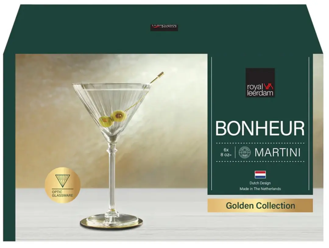 Royal Leerdam Bonheur Martiniglazen 25cl - Set van 6