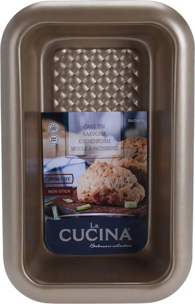 La Cucina Rechthoekige Bakvorm 28x18cm - Zilver