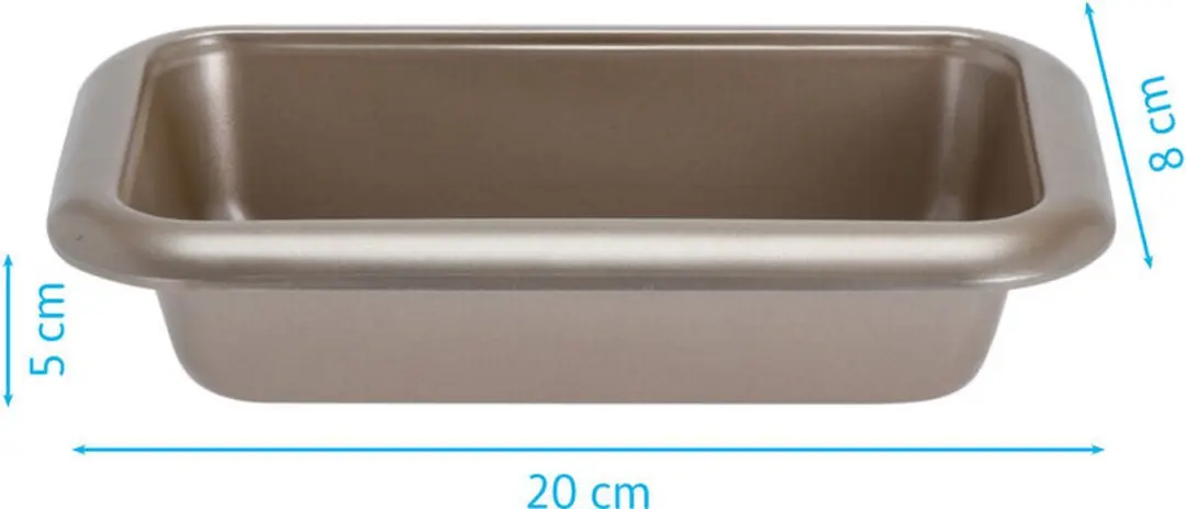 La Cucina Rechthoekige Bakvorm 28x18cm - Zilver