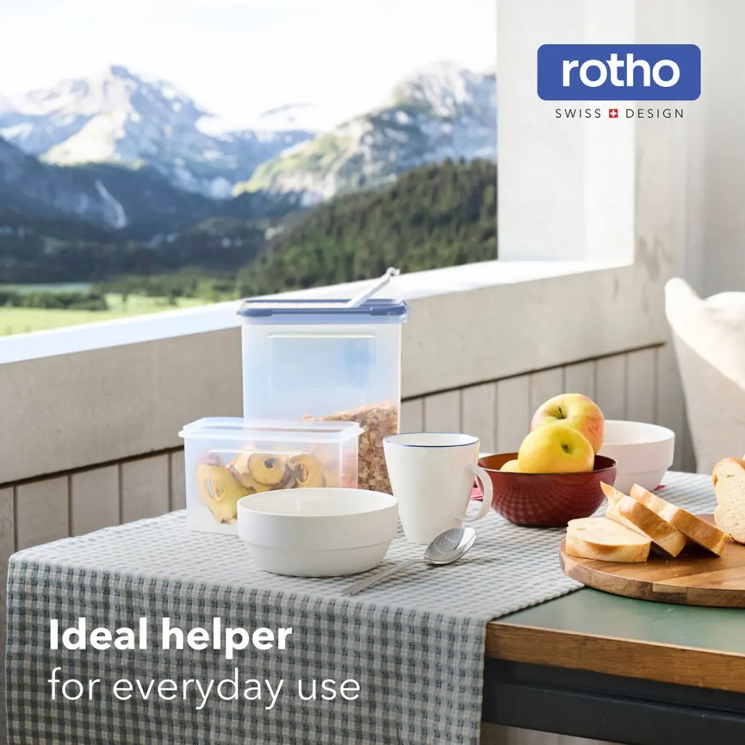 Rotho DOMINO Set 24-delig - 1L - Blauw