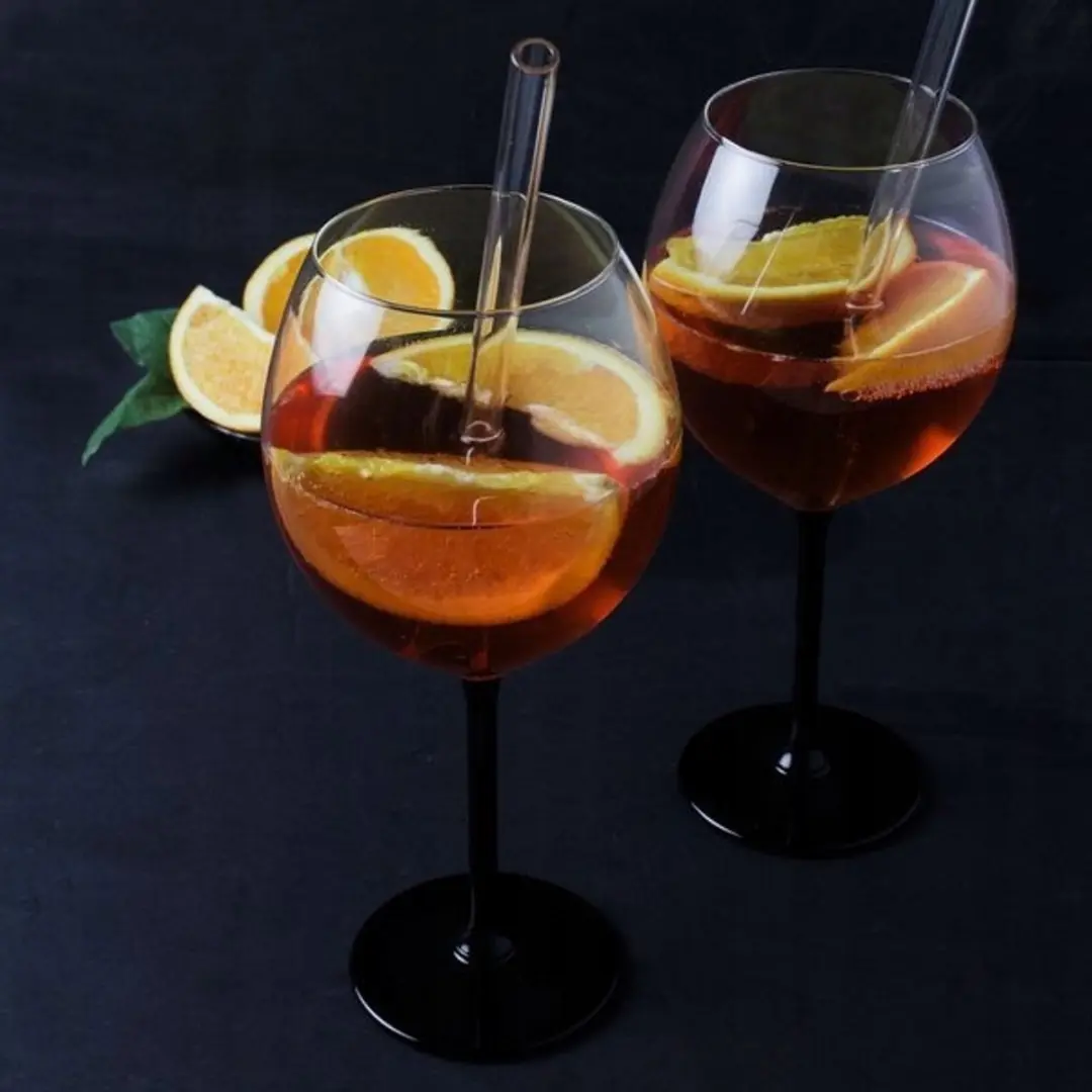 Royal Leerdam Altom Design 0103006404 Gin Tonic Glazen - 4 Stuks - Zwart