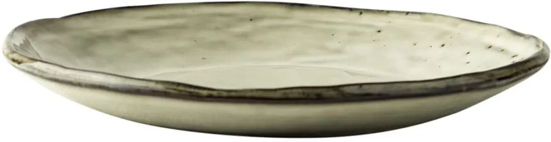 Dutch Rose Organic Borden 17cm - Creme Stoneware