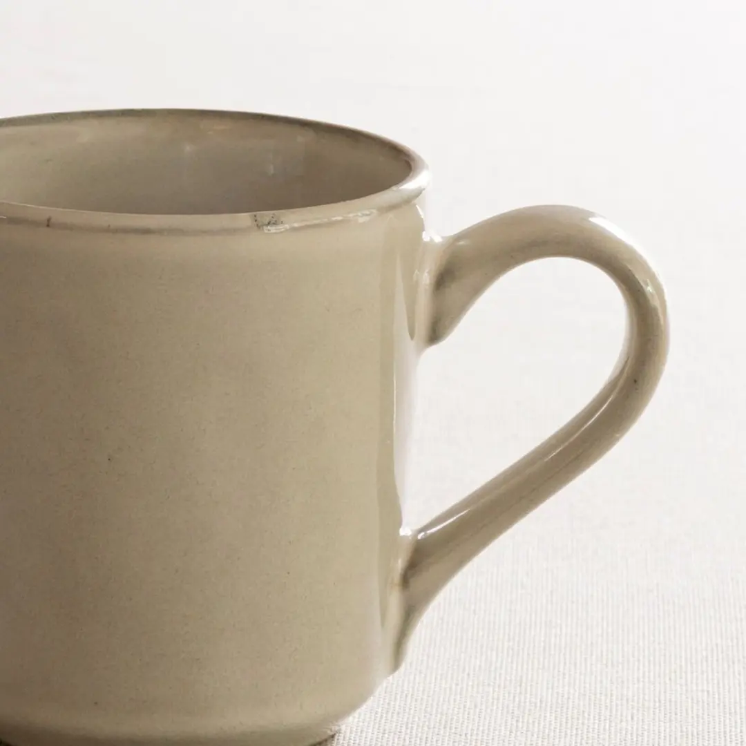 Dutch Rose Organic Mok Stoneware 25cl - Creme