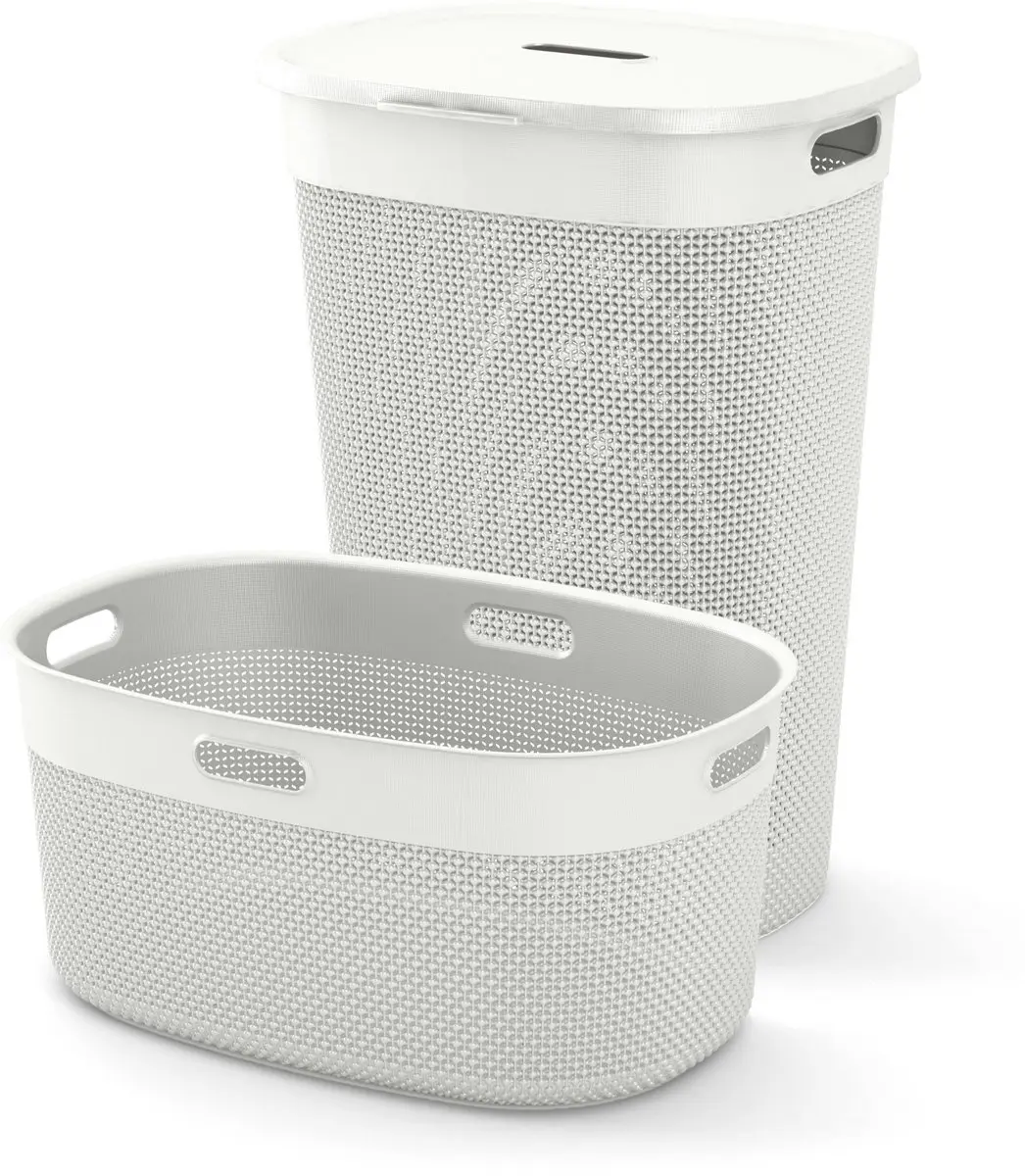 Curver Filo Wasmand met deksel 55L + Wasmand 45L