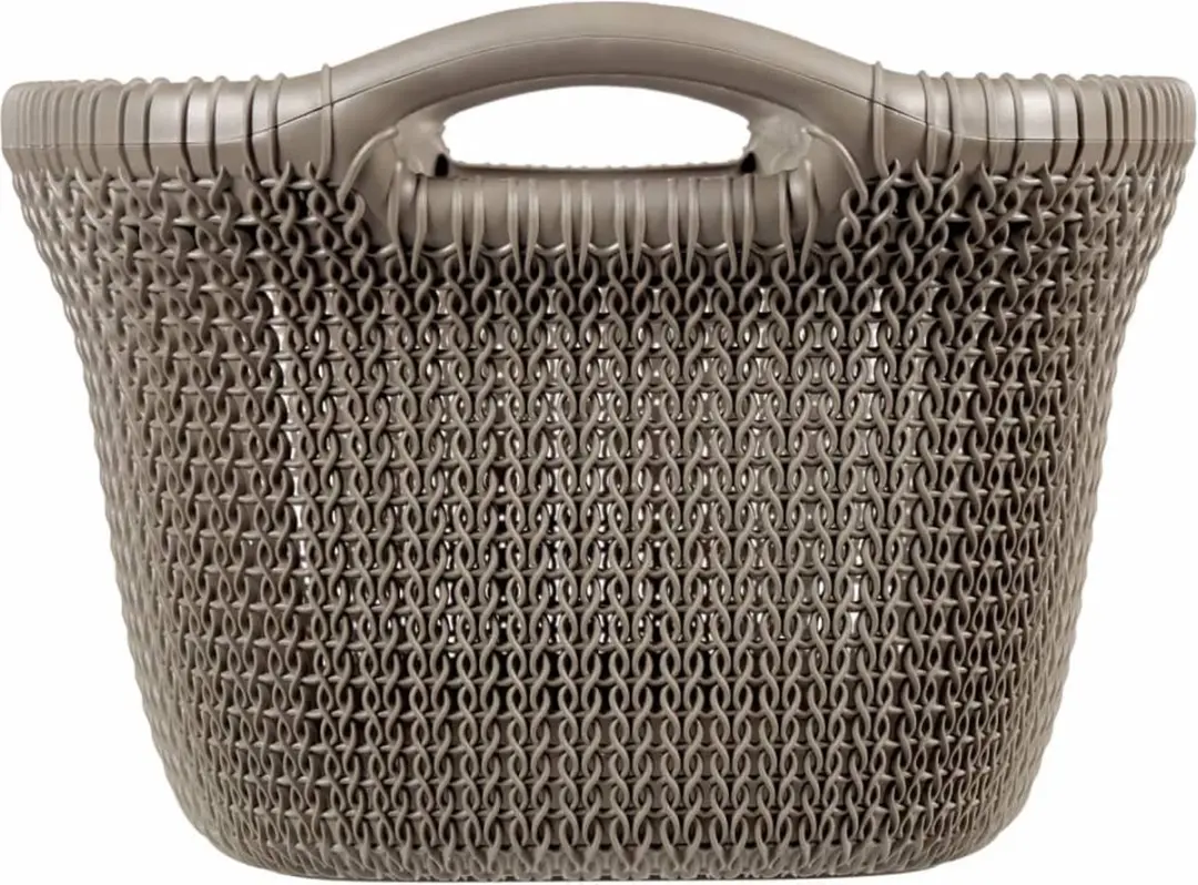 Curver Knit Wasbox 40L - Bruin