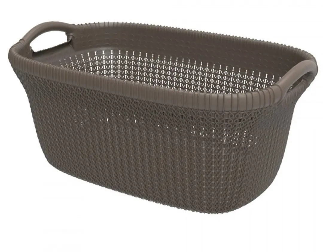 Curver Knit Wasbox 40L - Bruin - afbeelding 6 van 6