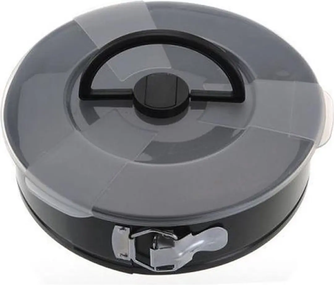 La Cucina Springvorm met deksel 26cm - Zwart