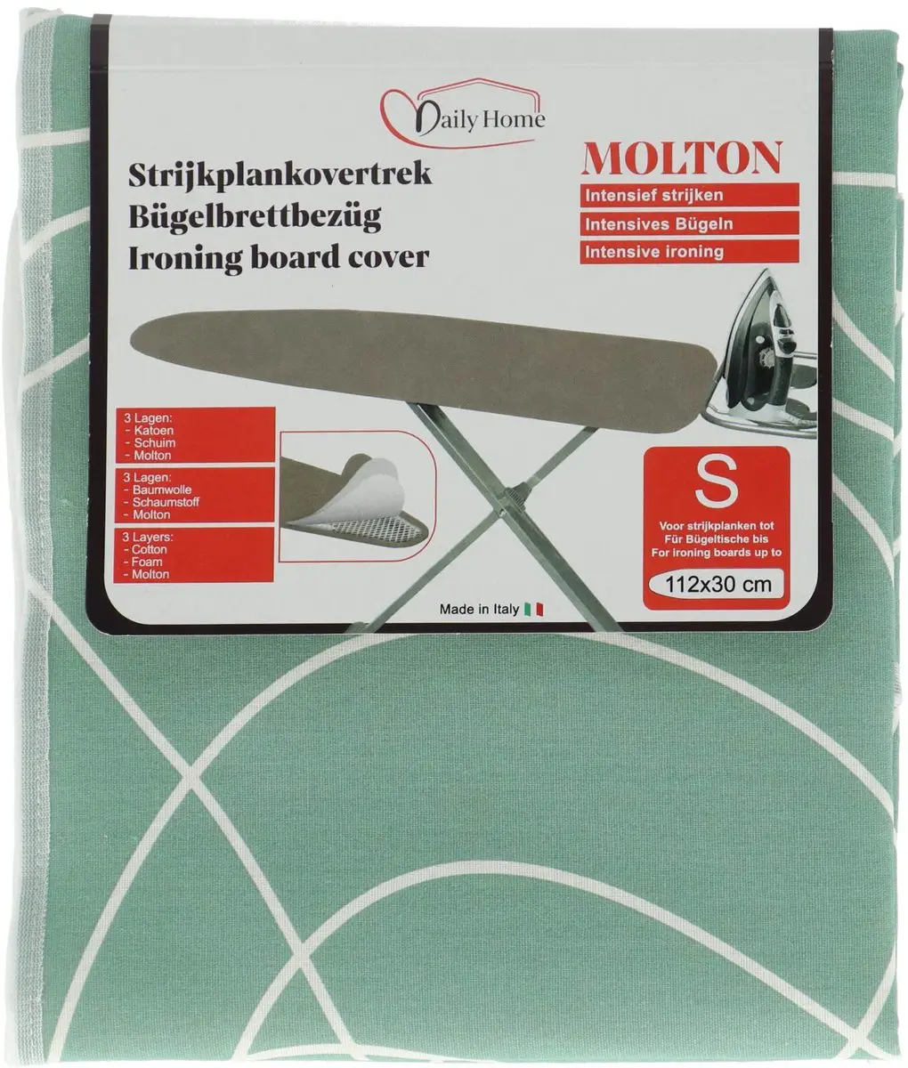 Daily Home Strijkmolton 120x38cm - Meerkleurig