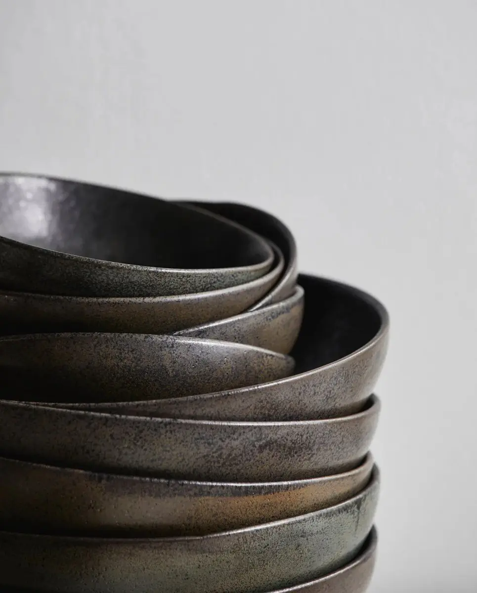 Nordal Inez Bowl Large 24cm - Zwart
