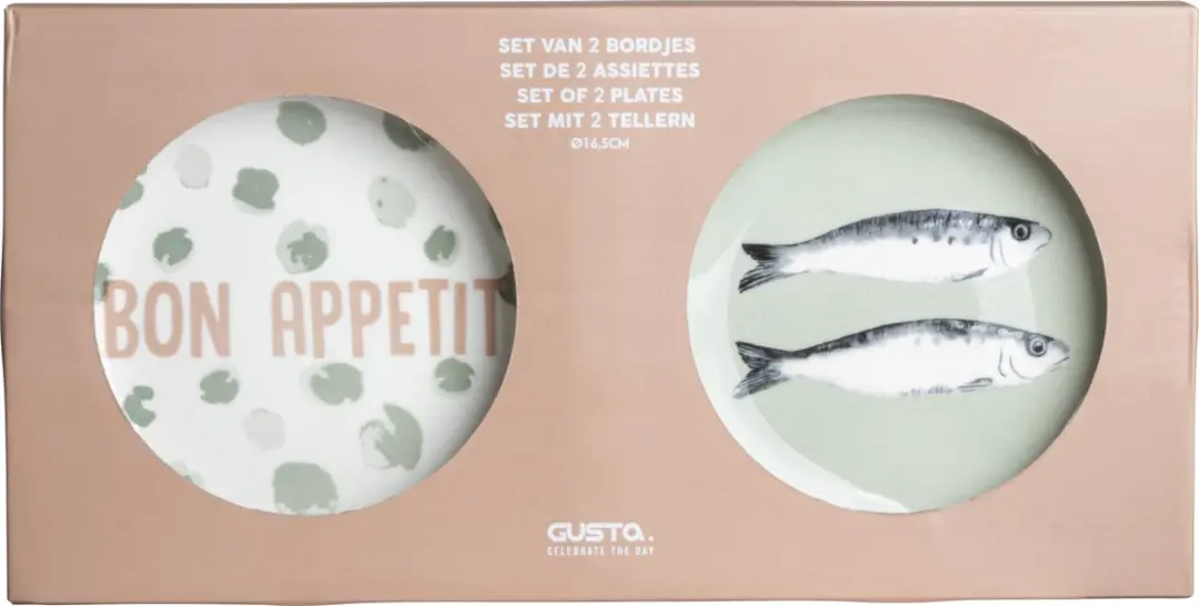 Gusta Patio Bord - ø20cm - Multicolor - 2 Stuks