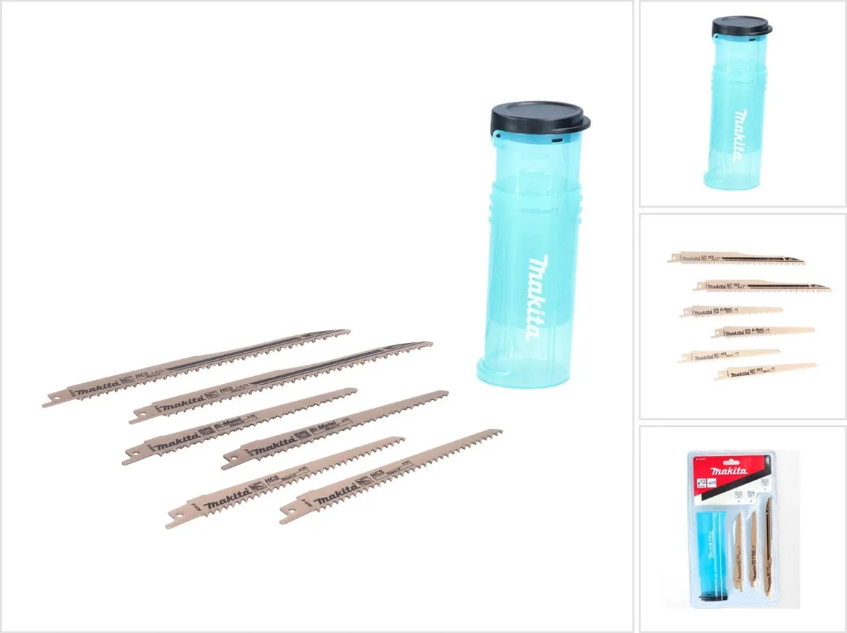Makita Reciprozaagbladen B-44432 Assortiment