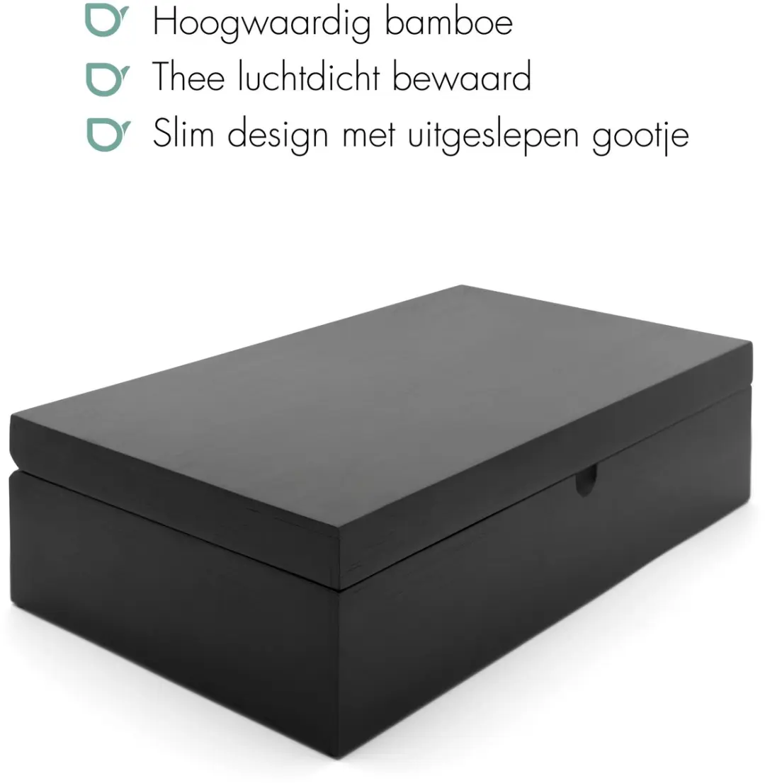 Bredemeijer Theedoos 6-delig - Zwart