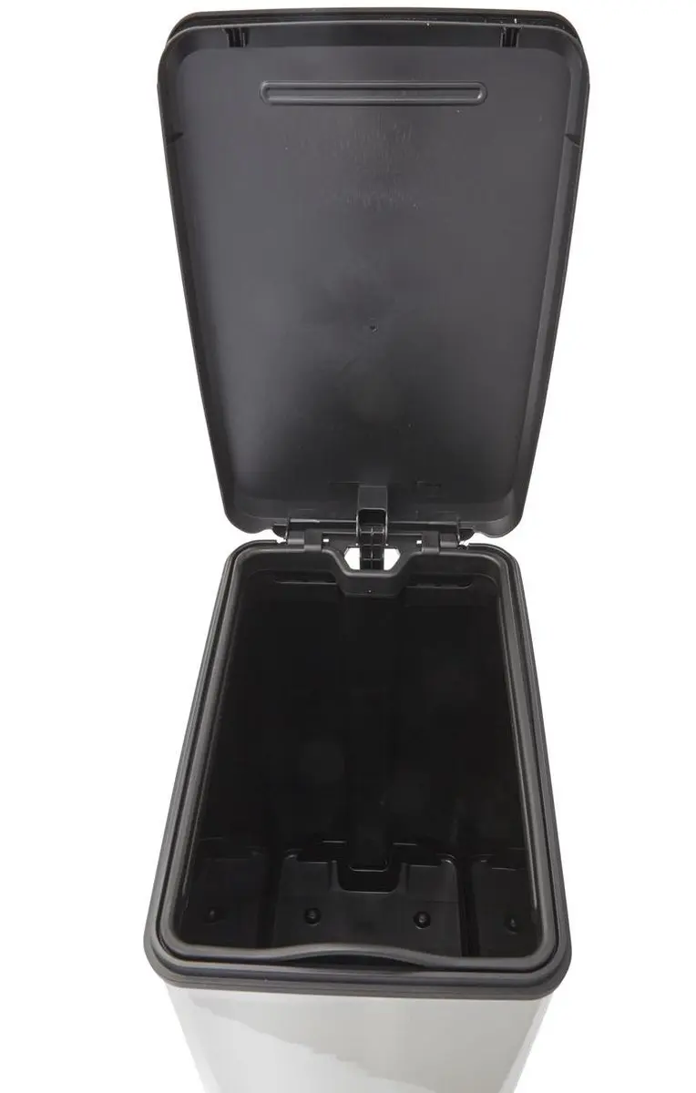 Curver Decobin Slim Prullenbak 40L - Metallic