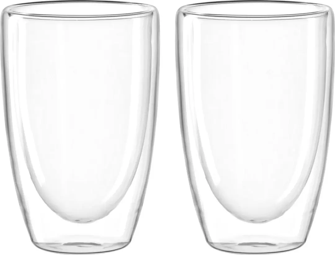 Leonardo DUO Dubbelwandig Glas 400ml - Set van 2 - Transparant - afbeelding 6 van 6