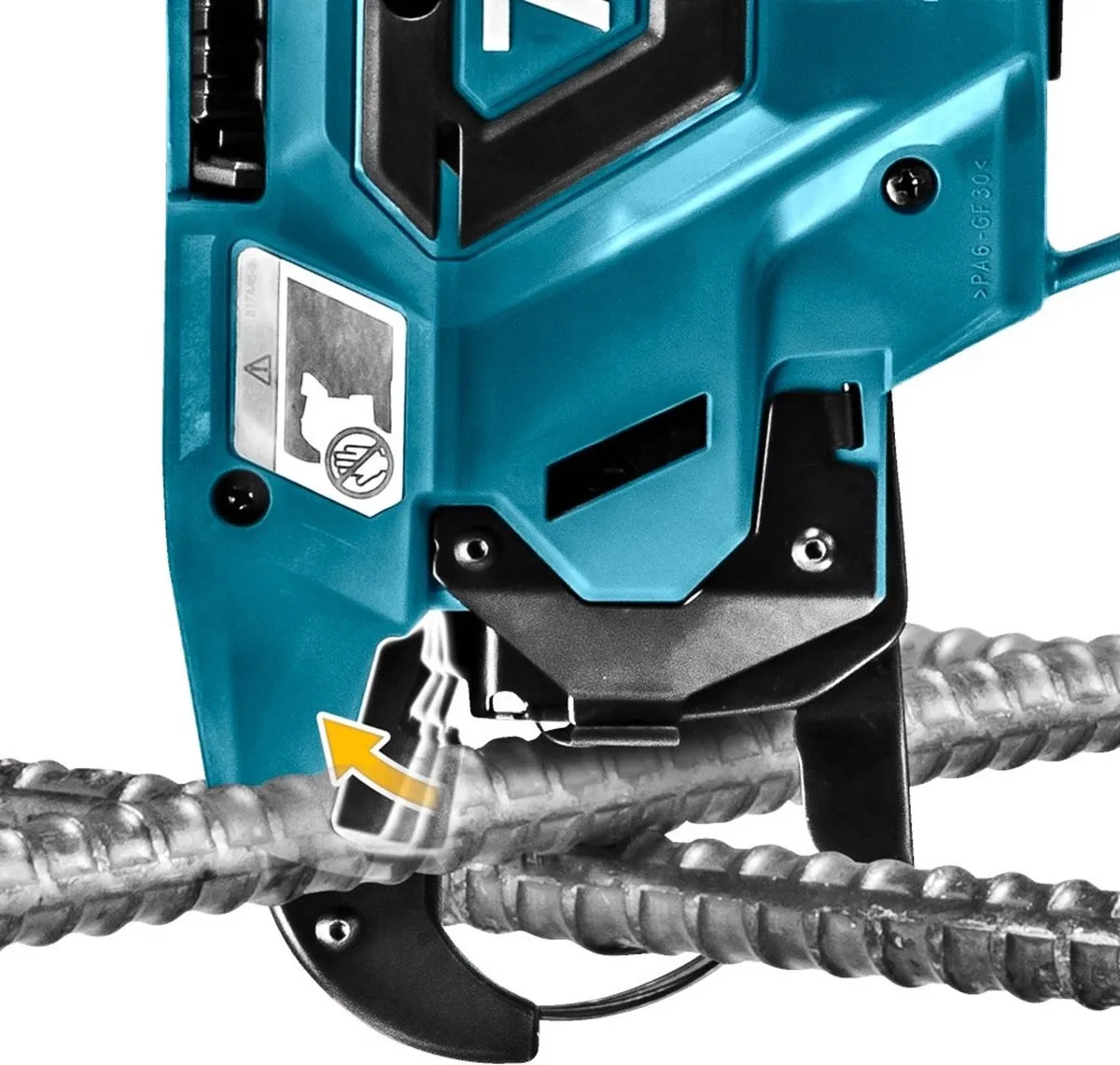 Makita DTR180ZJ Accu Vlechtmachine 18V - afbeelding 6 van 6