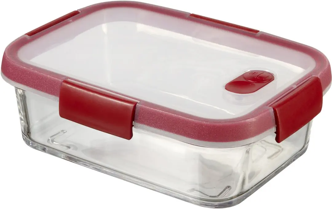 Curver Smart Cook Vershouddoos Set 4x 0,9L - Rood/Transparant